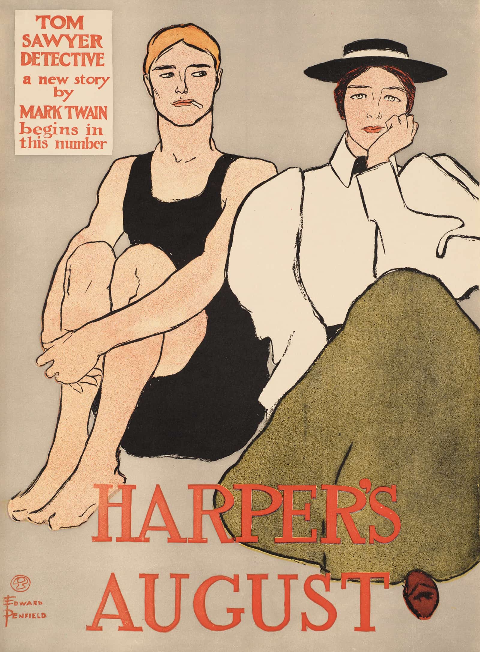Harpers August by Edward Penfield - Image 10