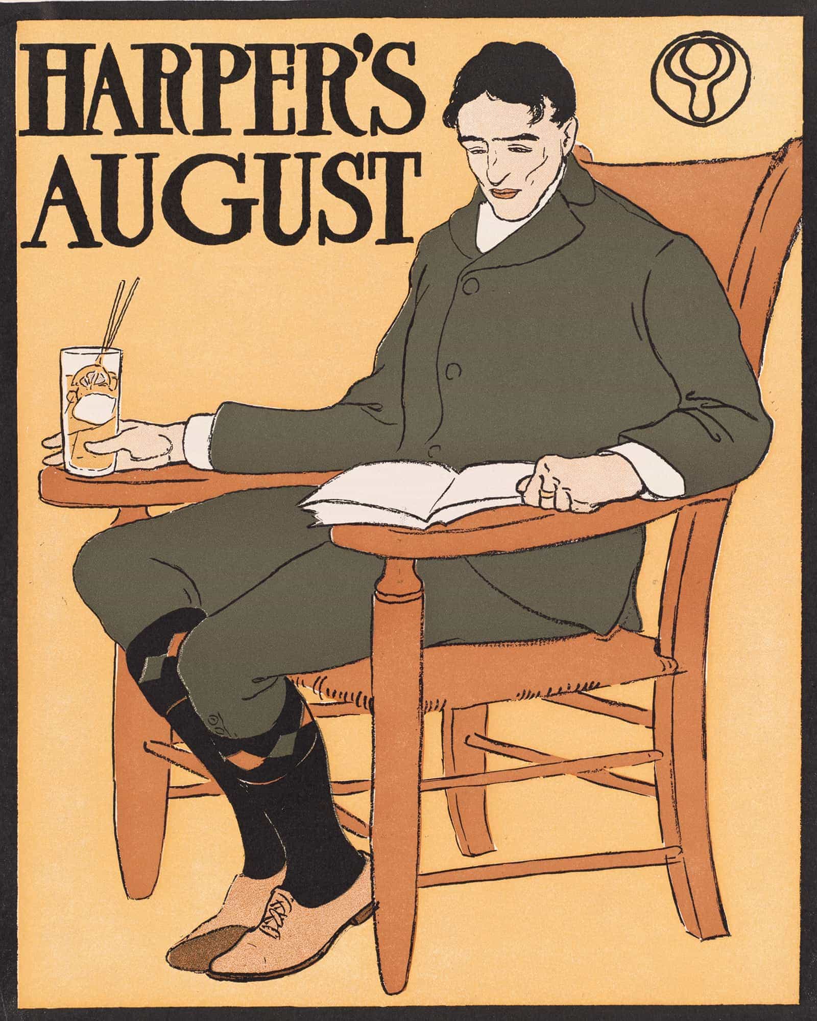 Harpers August by Edward Penfield - Image 11