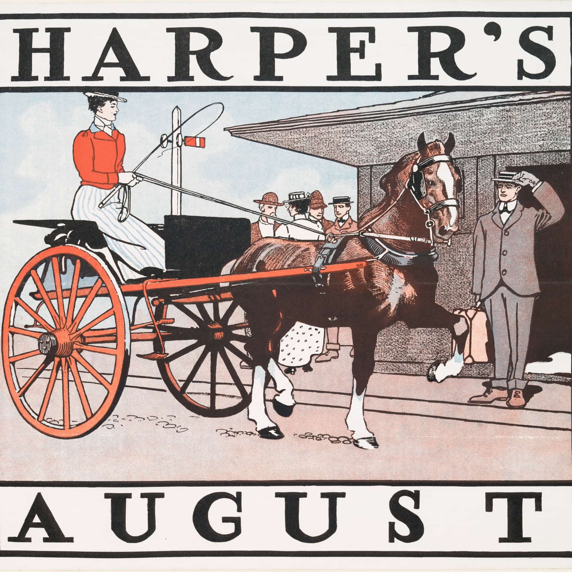 Harpers August by Edward Penfield - Image 20