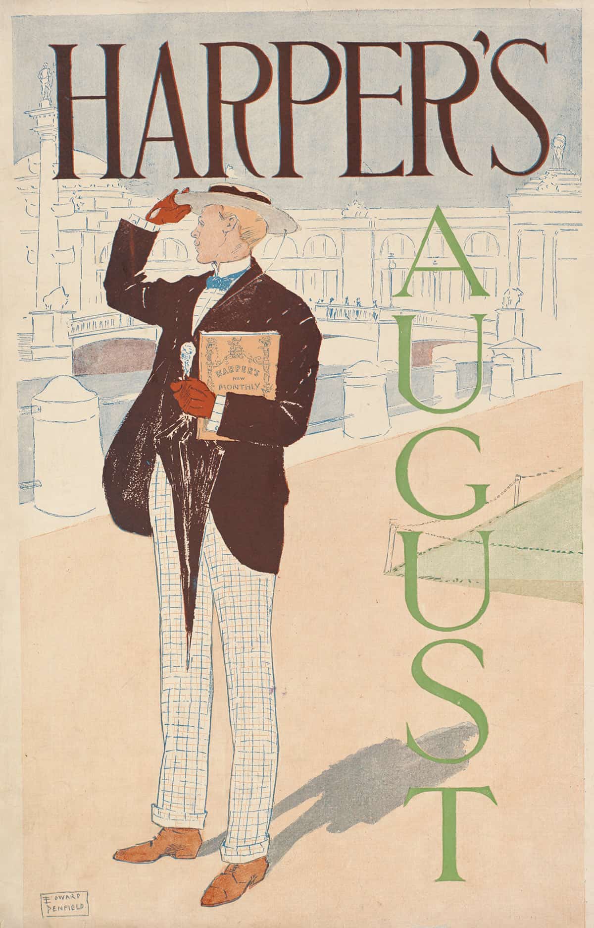 Harpers August by Edward Penfield - Image 3