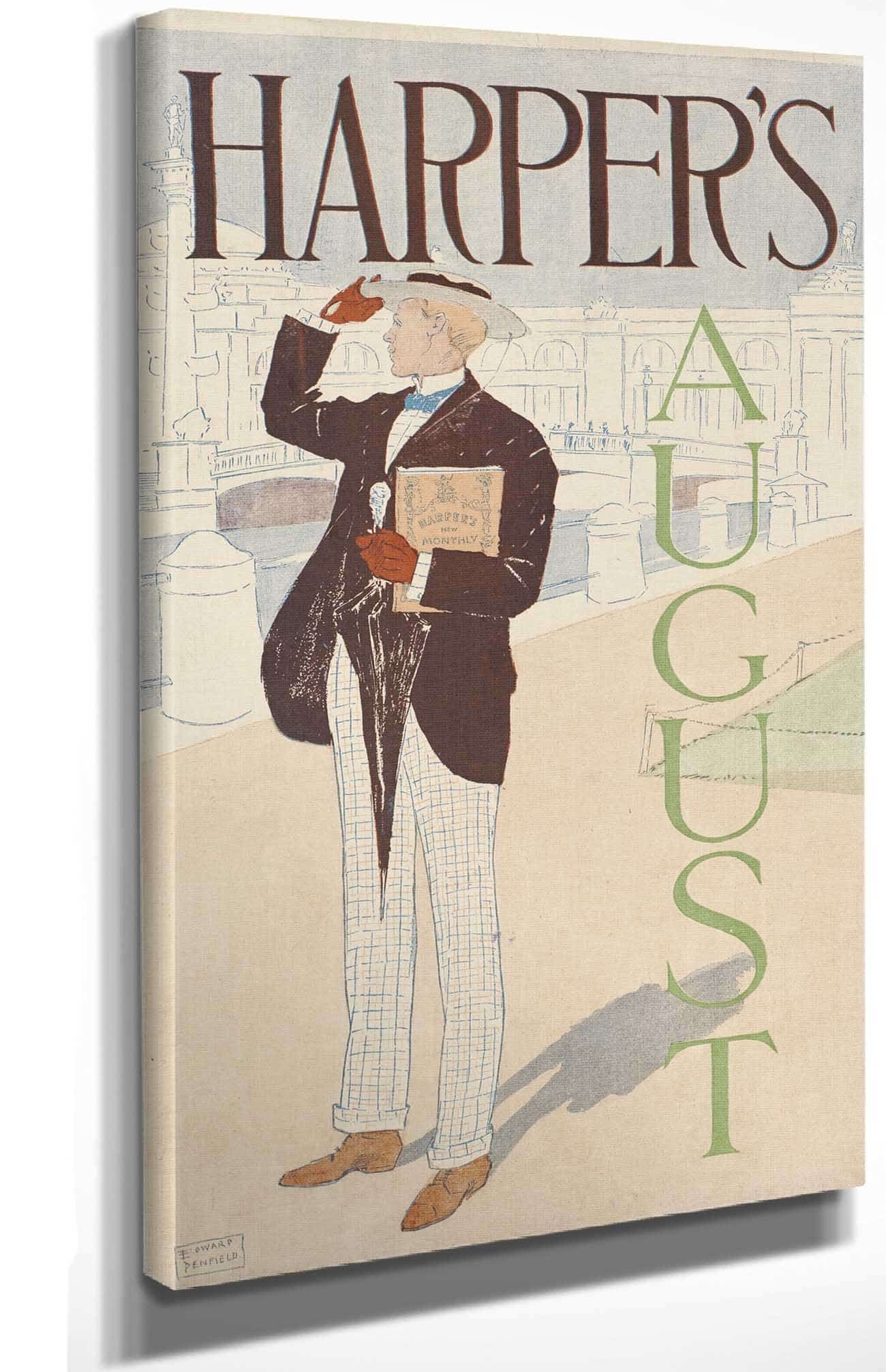 Harpers August by Edward Penfield - Image 4