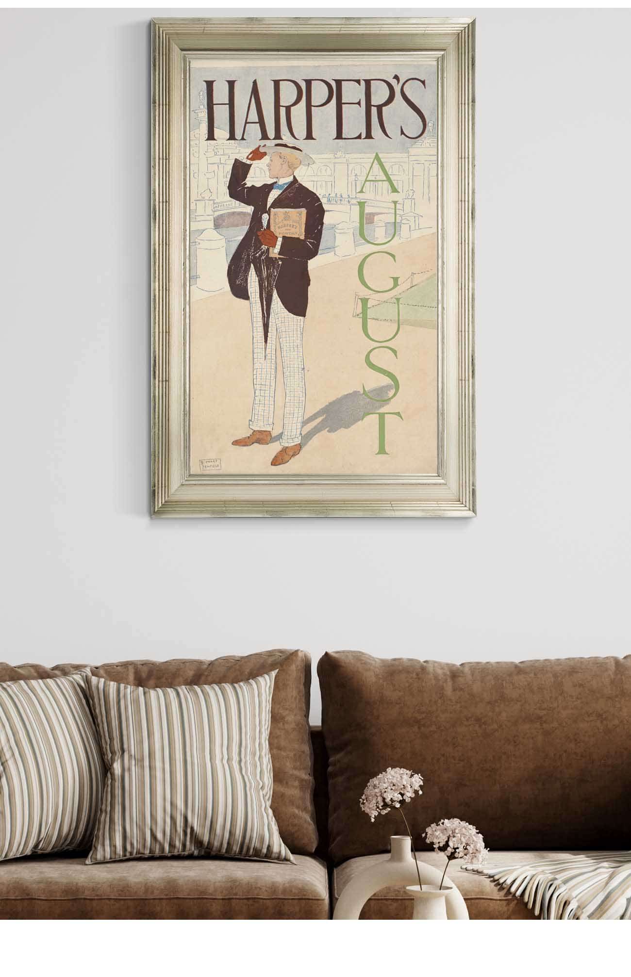 Harpers August by Edward Penfield - Image 5