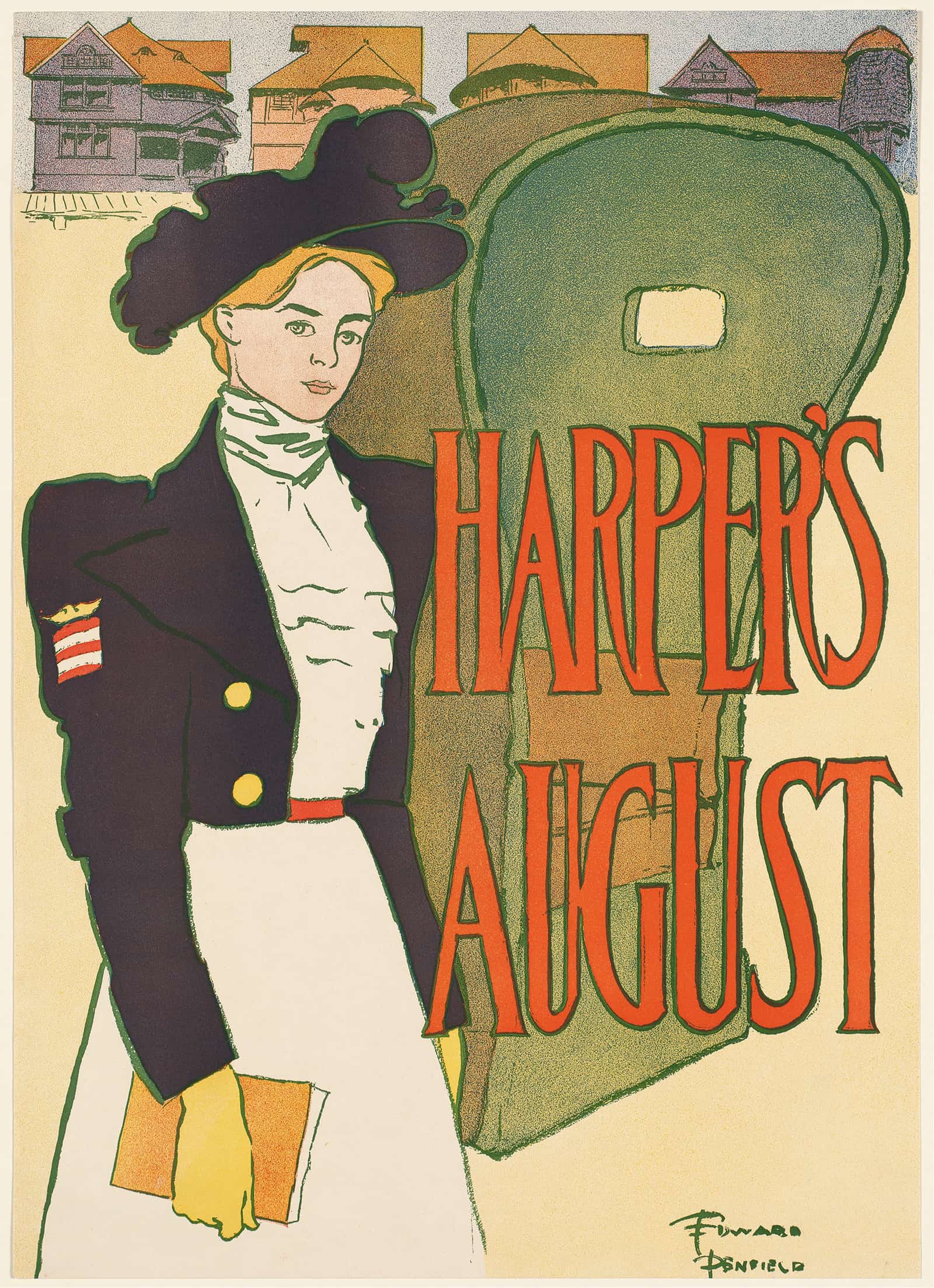 Harpers August by Edward Penfield - Image 6
