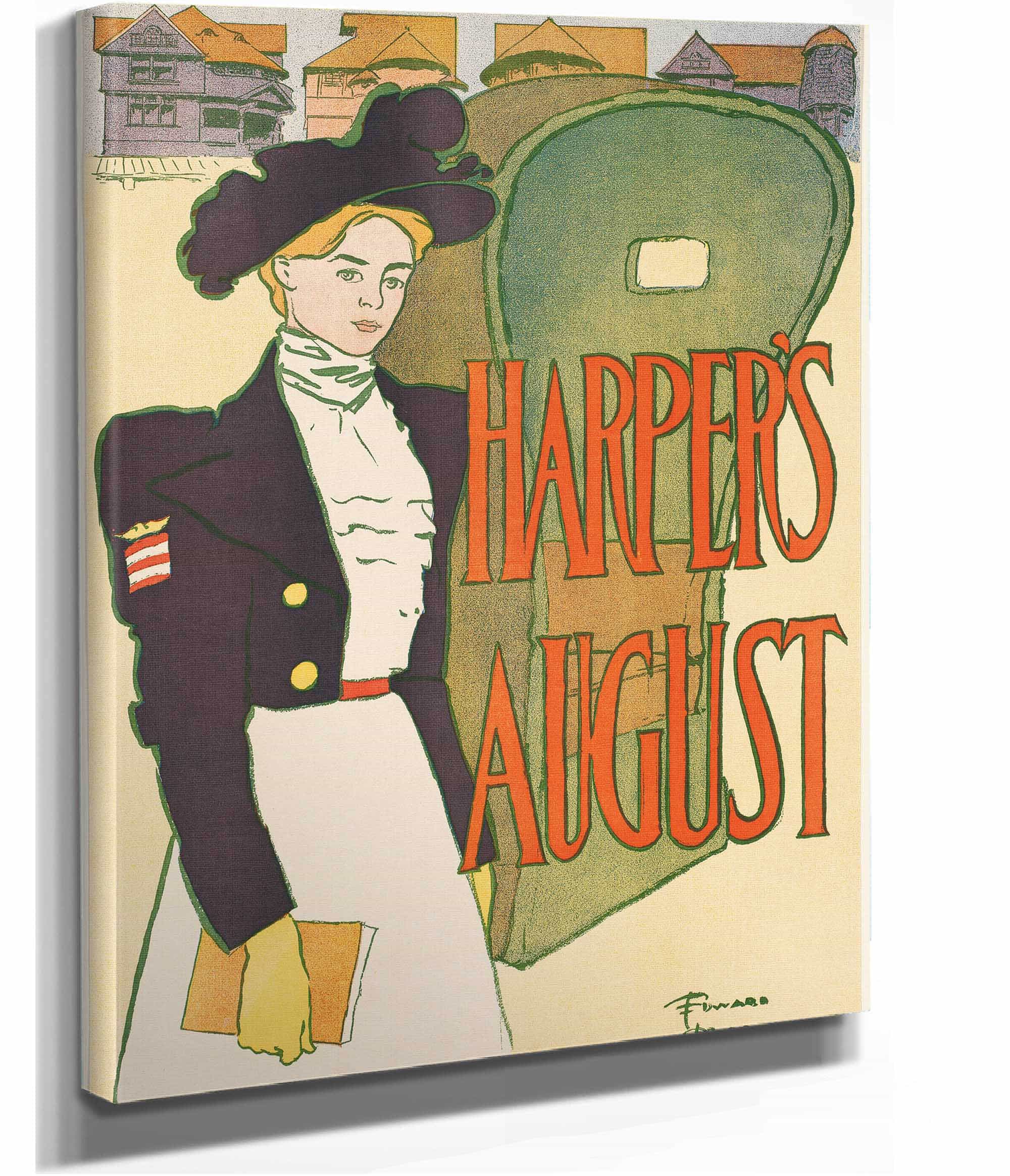 Harpers August by Edward Penfield - Image 7