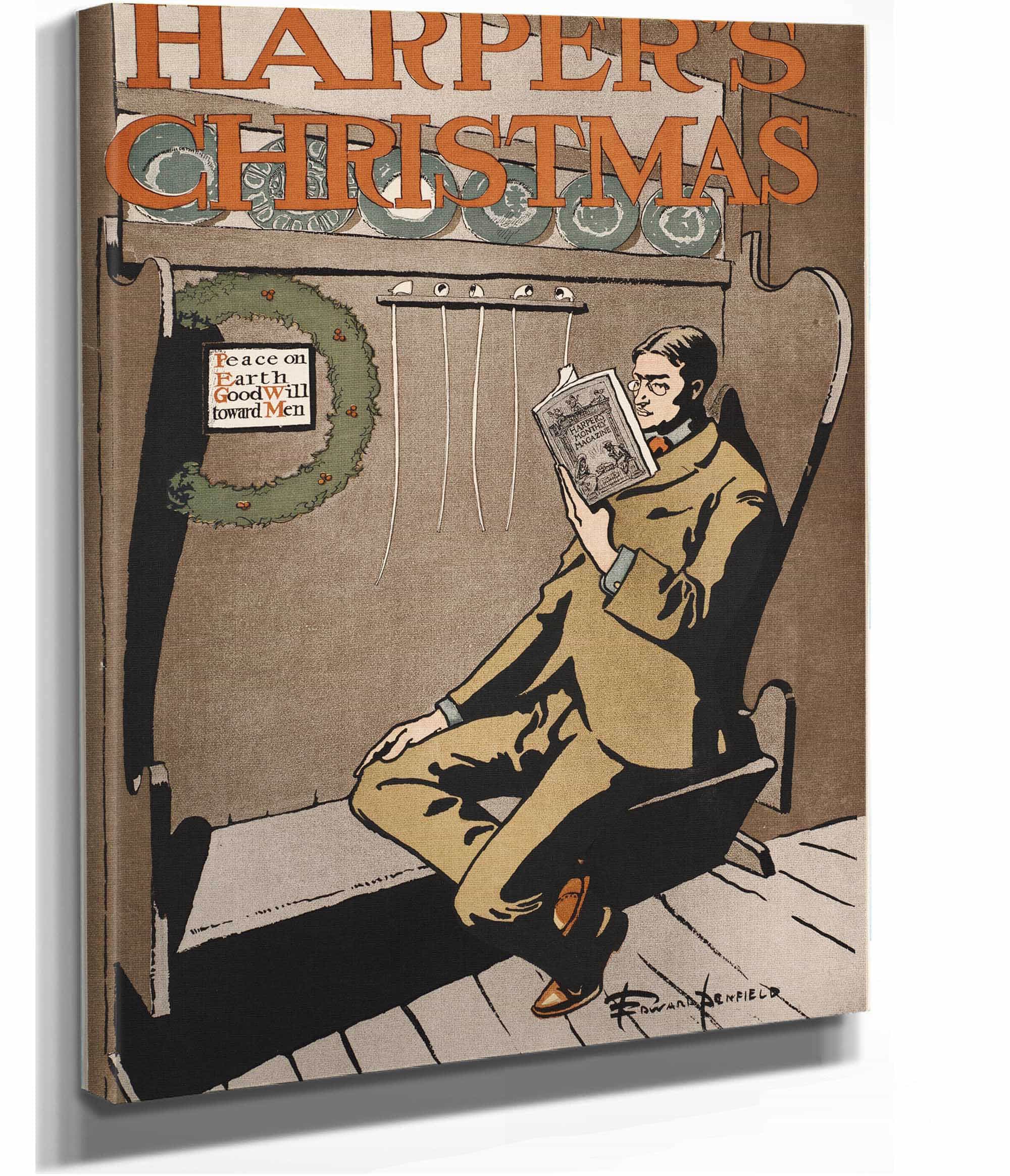 Harpers Christmas by Edward Penfield - Image 2