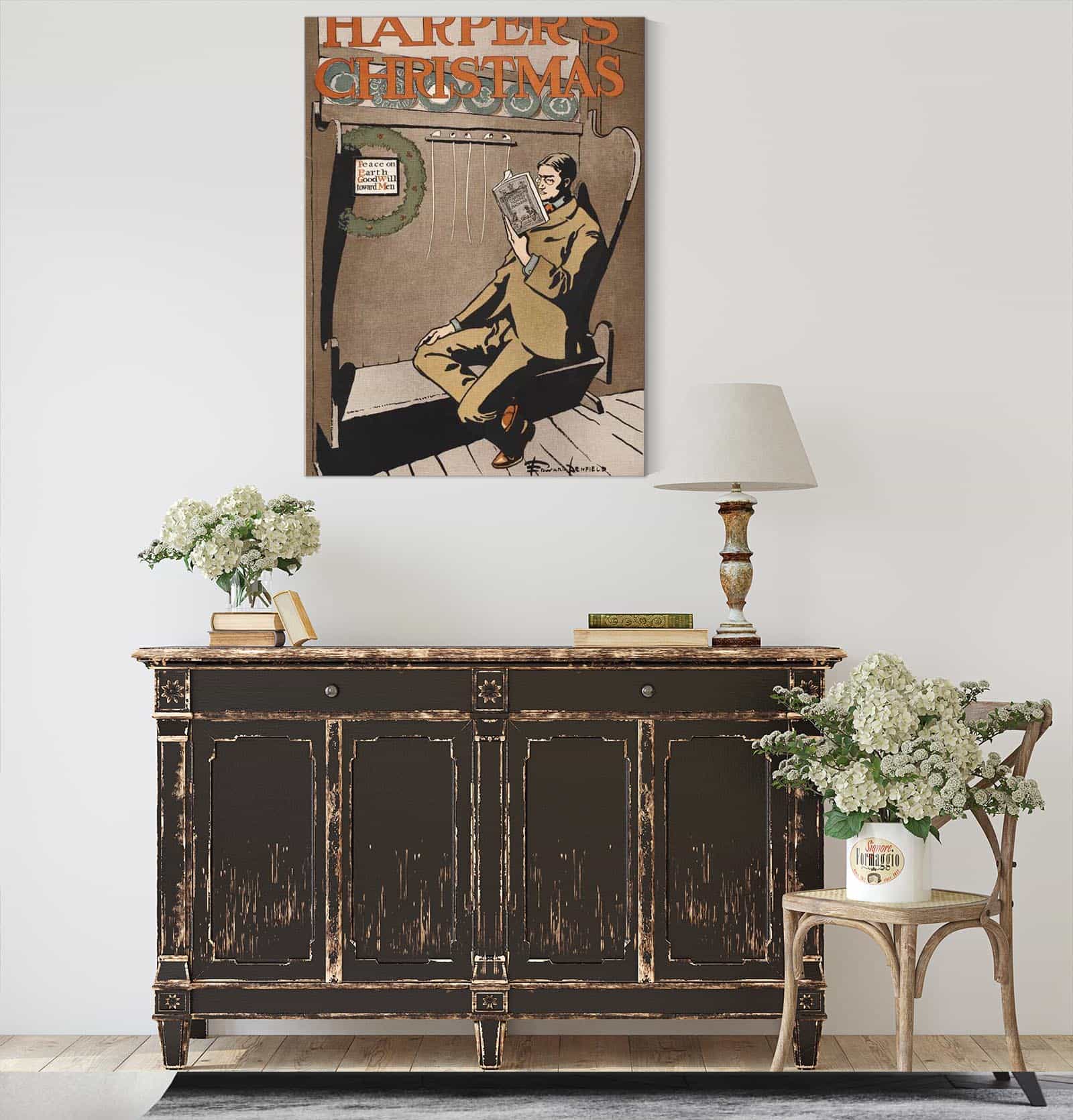Harpers Christmas by Edward Penfield - Image 4