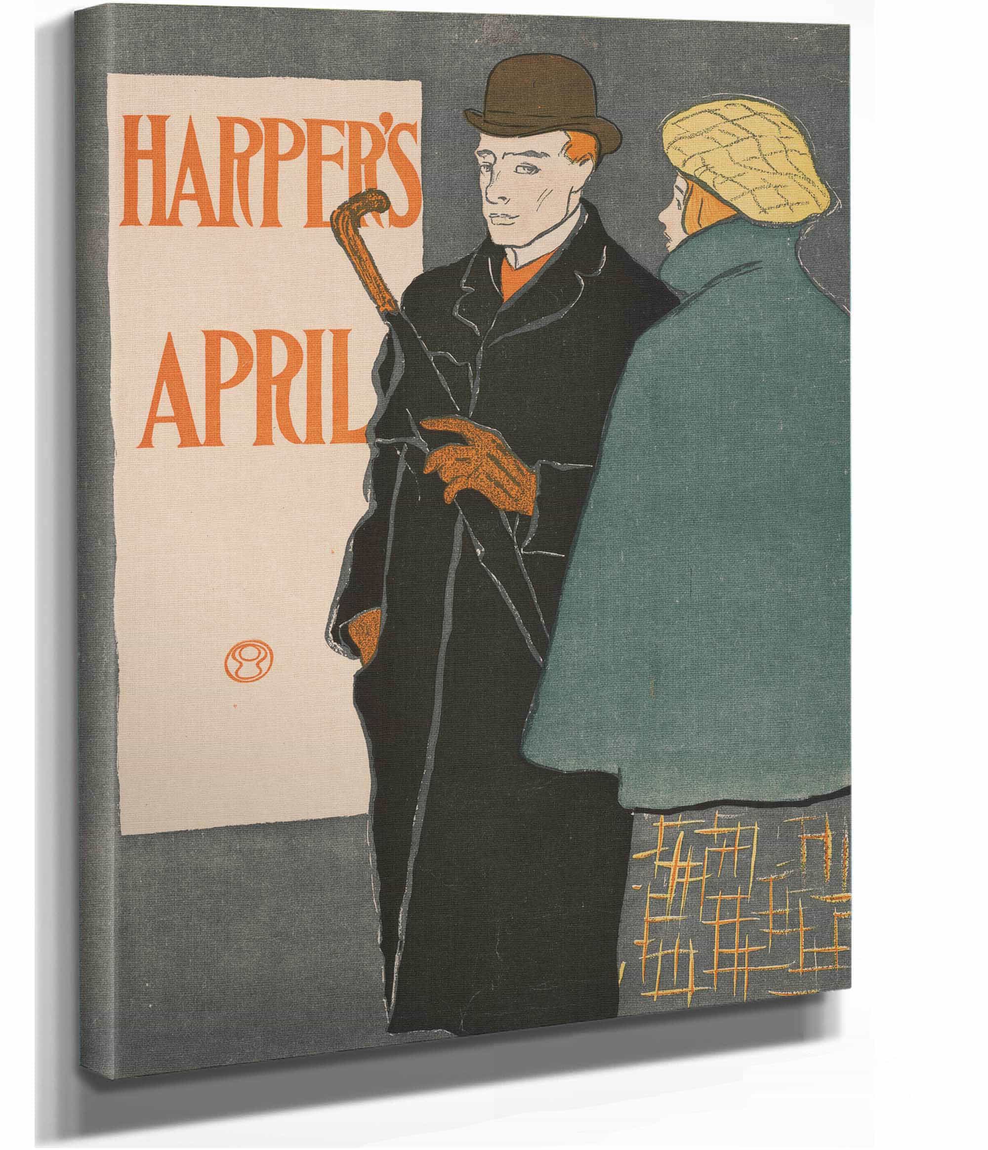 Harpers [For] April by Edward Penfield - Image 3