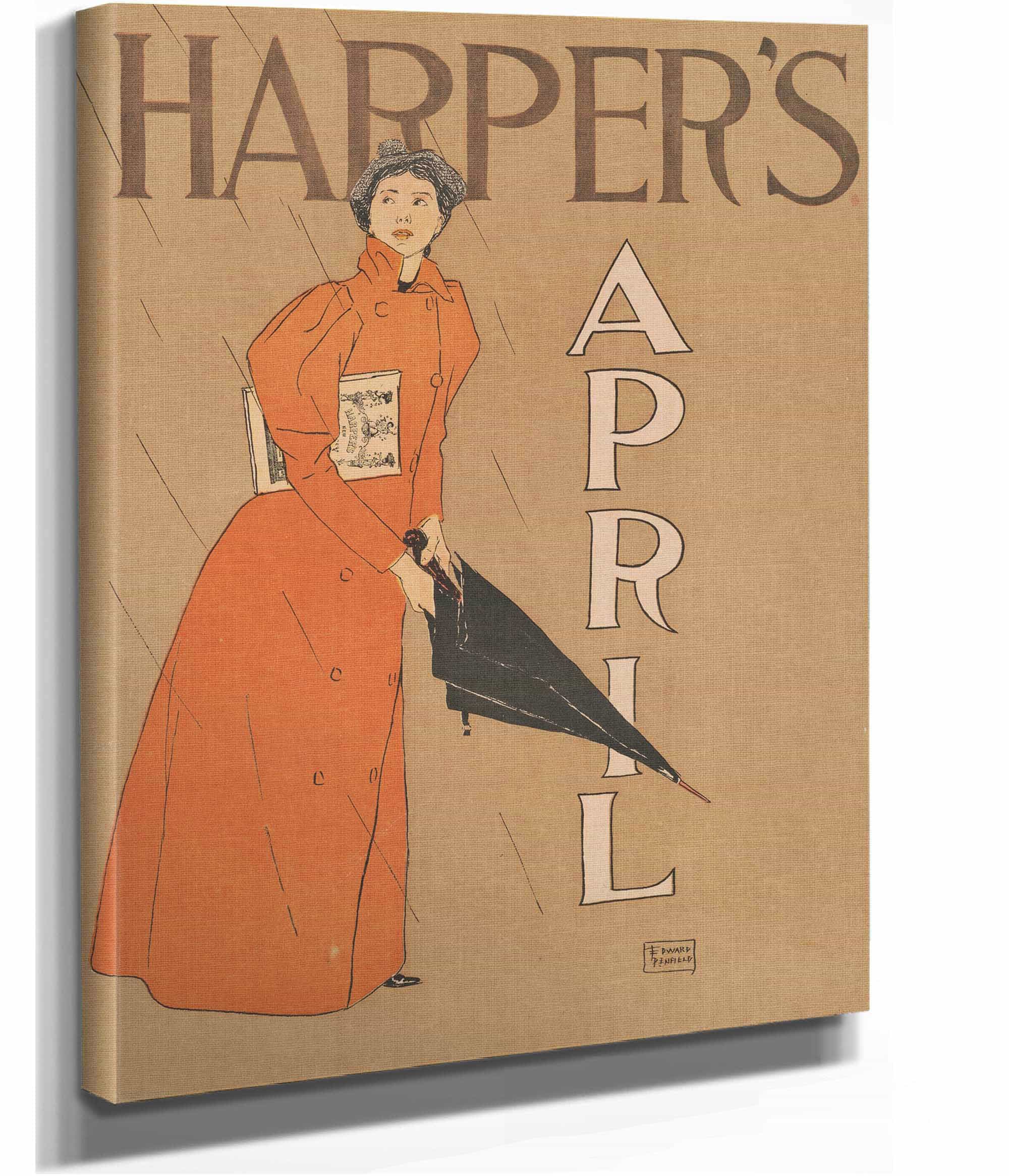 Harpers [For] April by Edward Penfield - Image 4