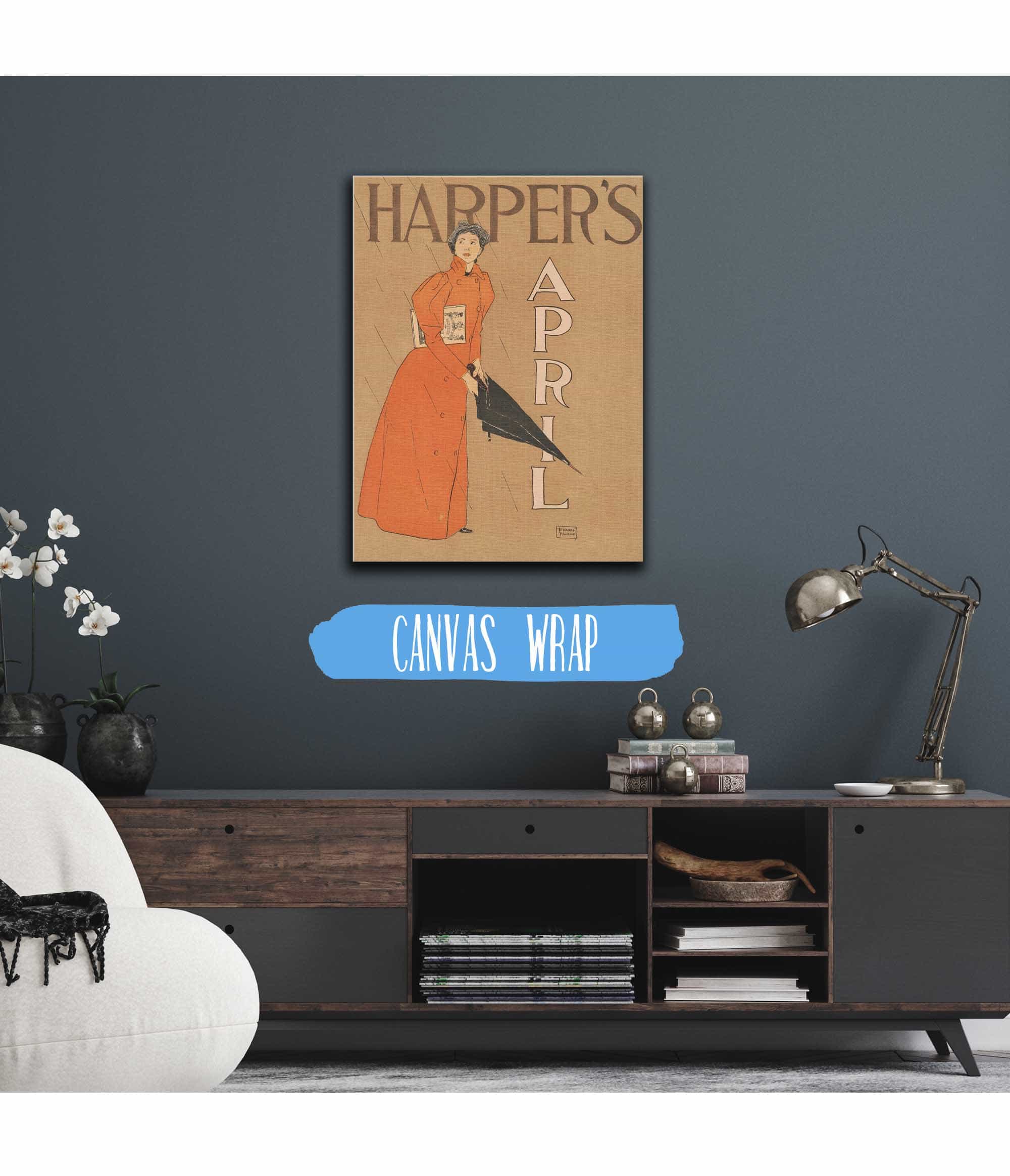 Harpers [For] April by Edward Penfield - Image 6