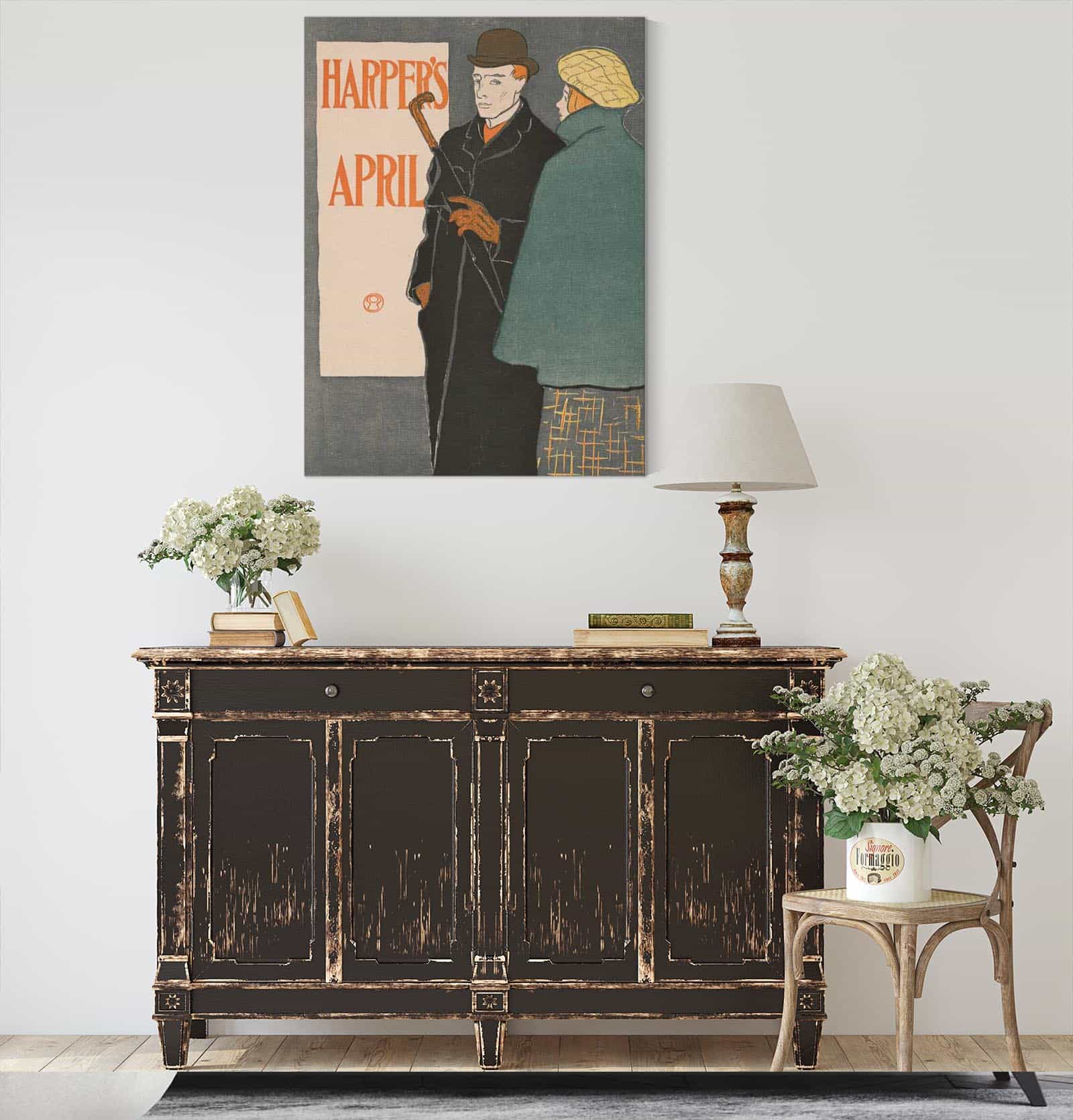 Harpers [For] April by Edward Penfield - Image 7