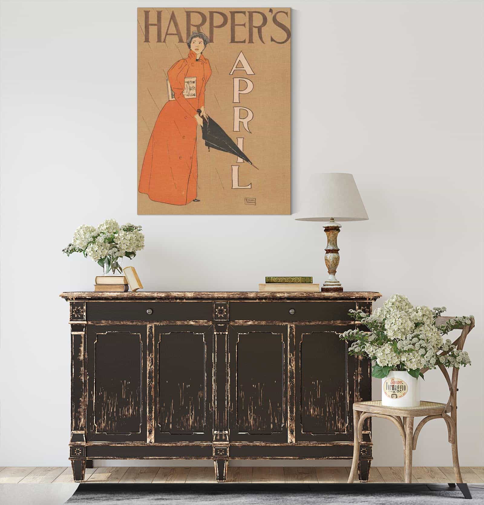 Harpers [For] April by Edward Penfield - Image 8