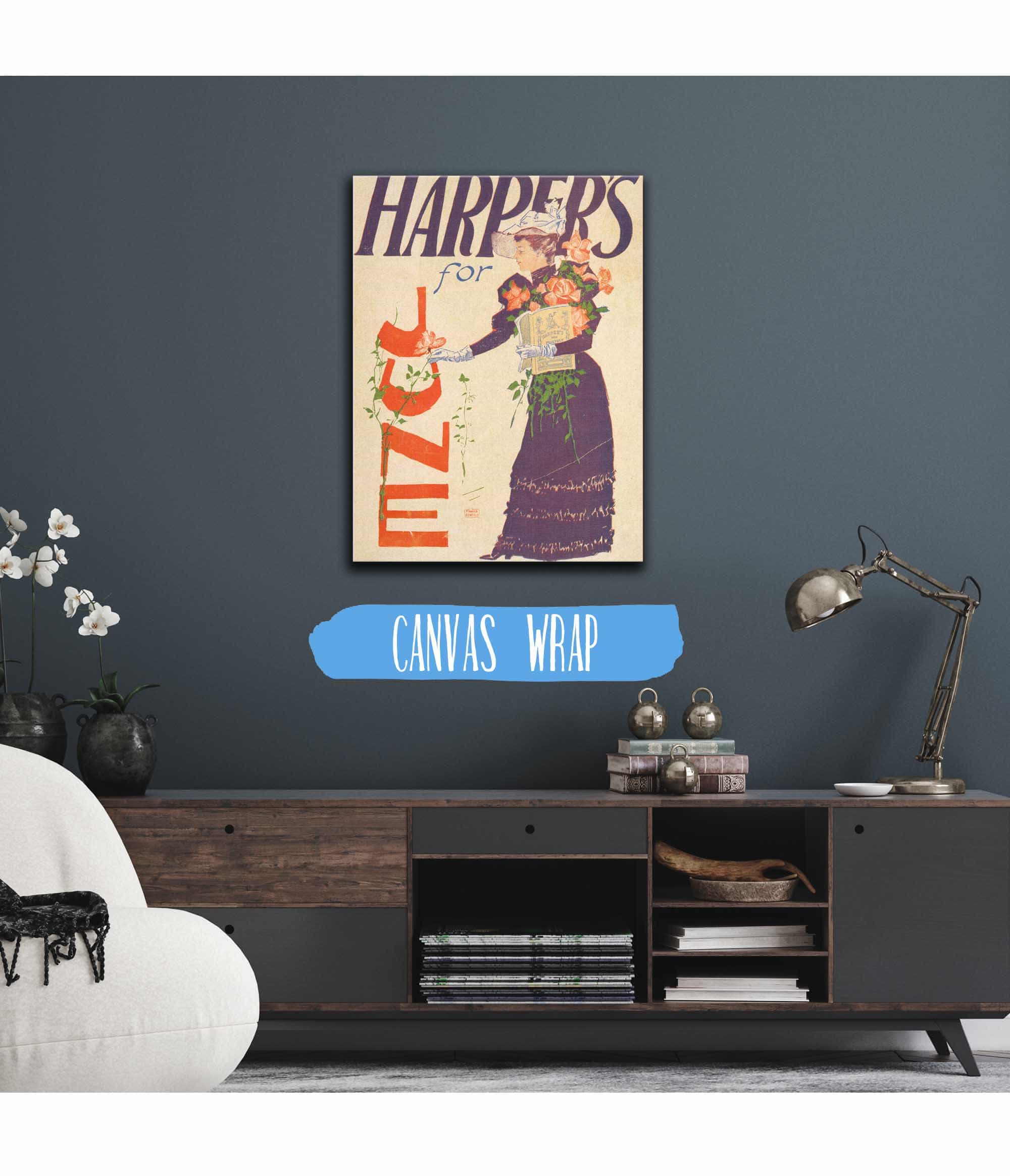 Harpers For June by Edward Penfield - Image 3