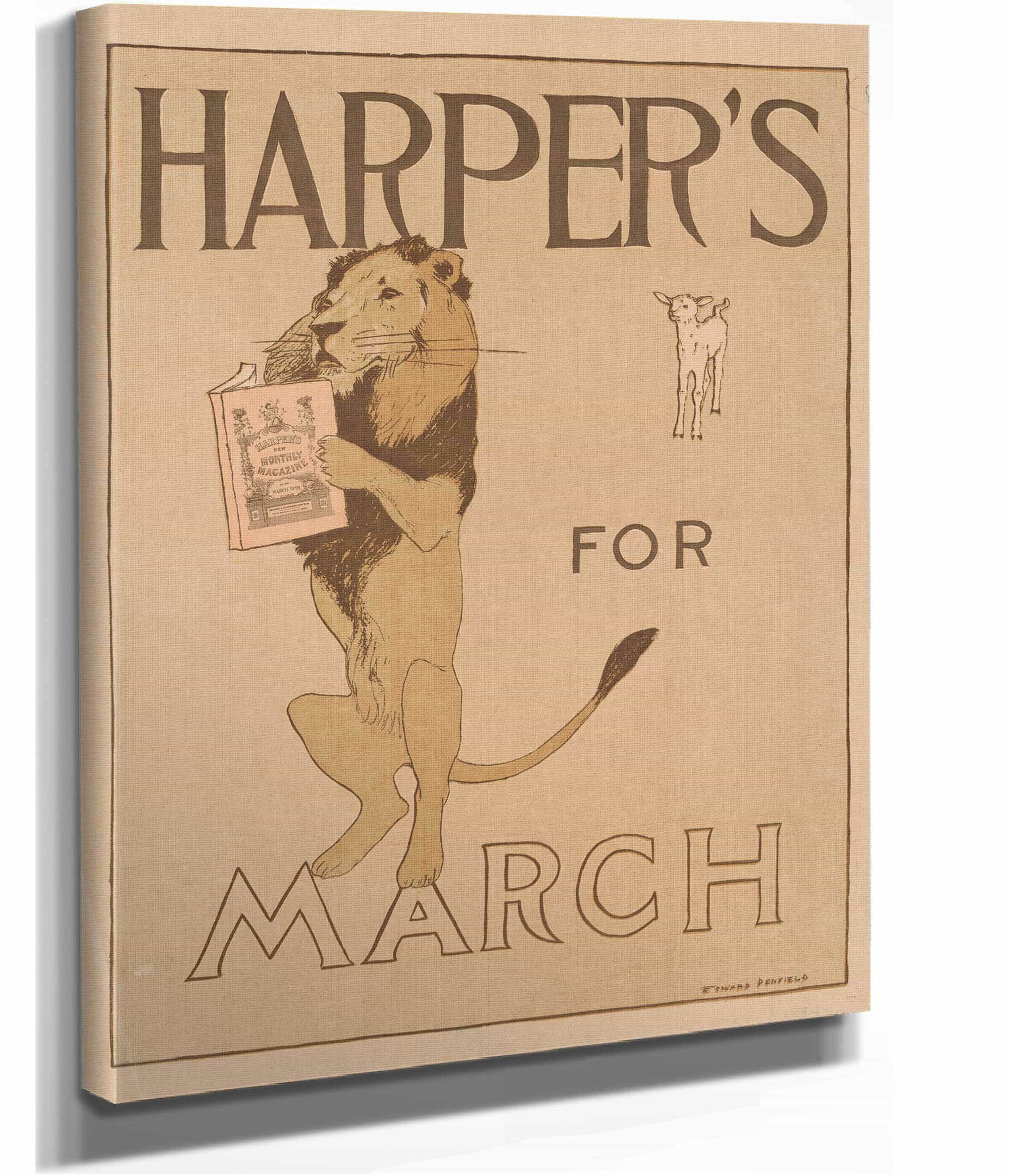 Harpers For March by Edward Penfield - Image 2
