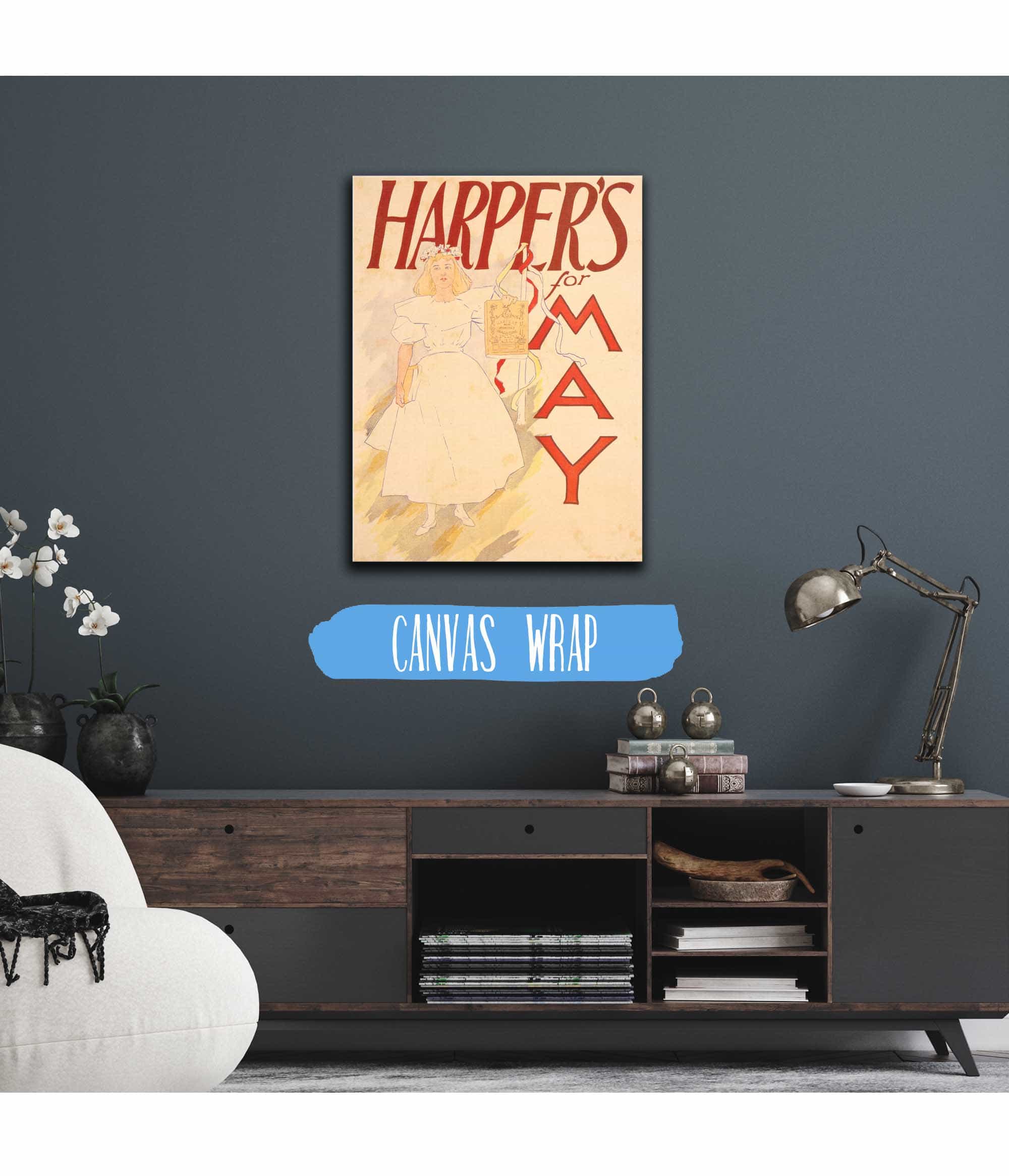 Harpers For May by Edward Penfield - Image 3