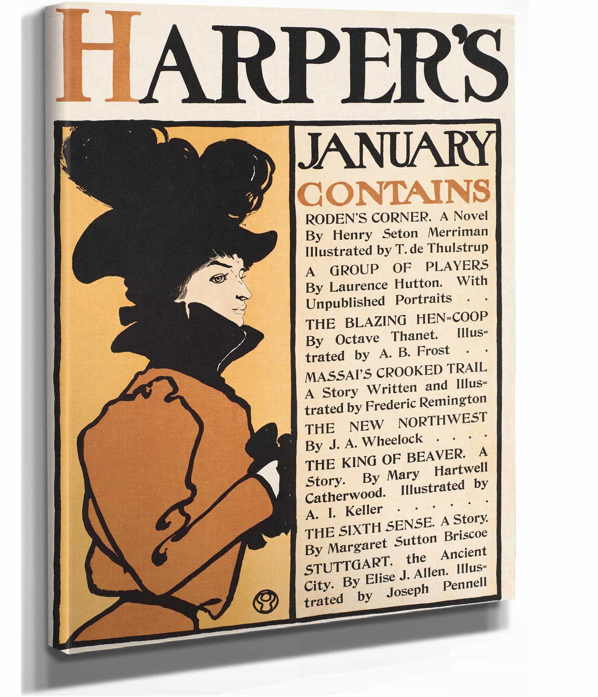 Harpers January by Edward Penfield - Image 13