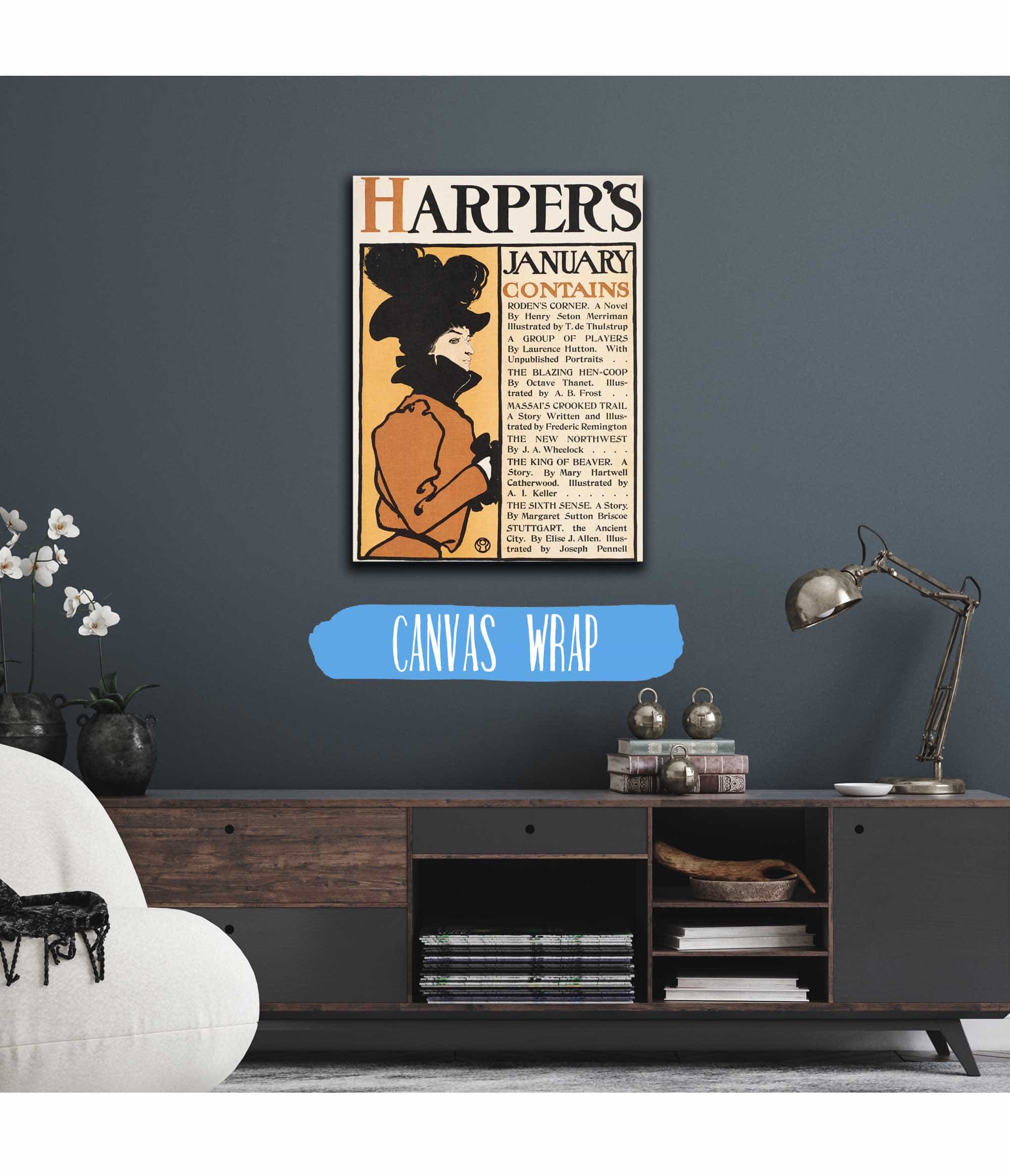 Harpers January by Edward Penfield - Image 15