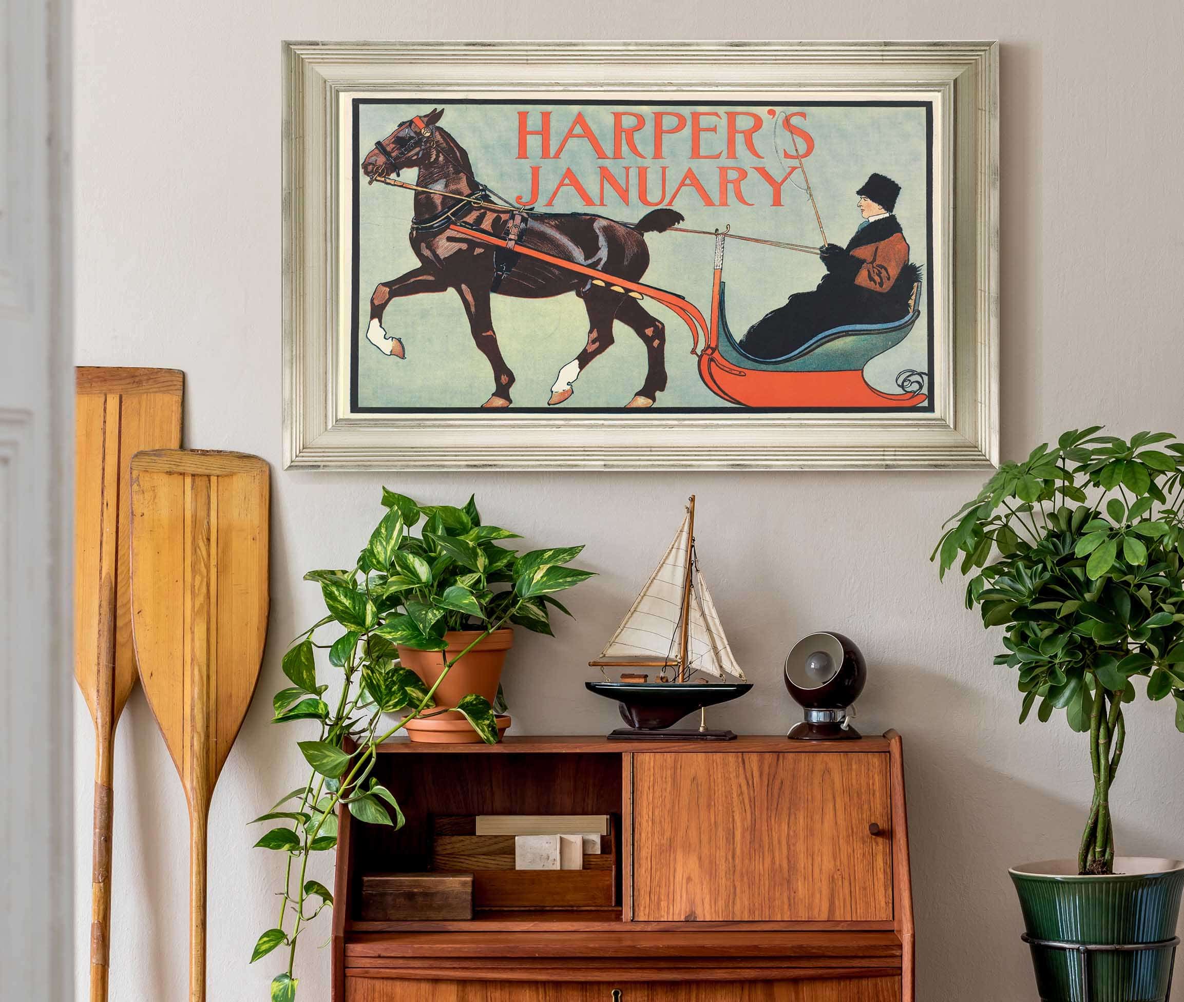 Harpers January by Edward Penfield - Image 28
