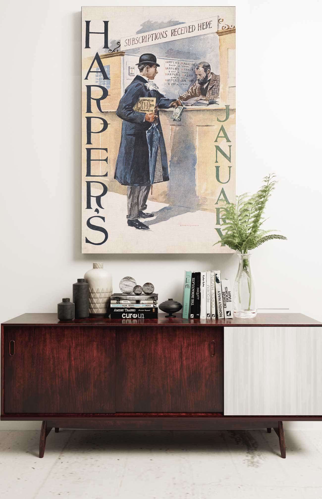 Harpers January by Edward Penfield - Image 4