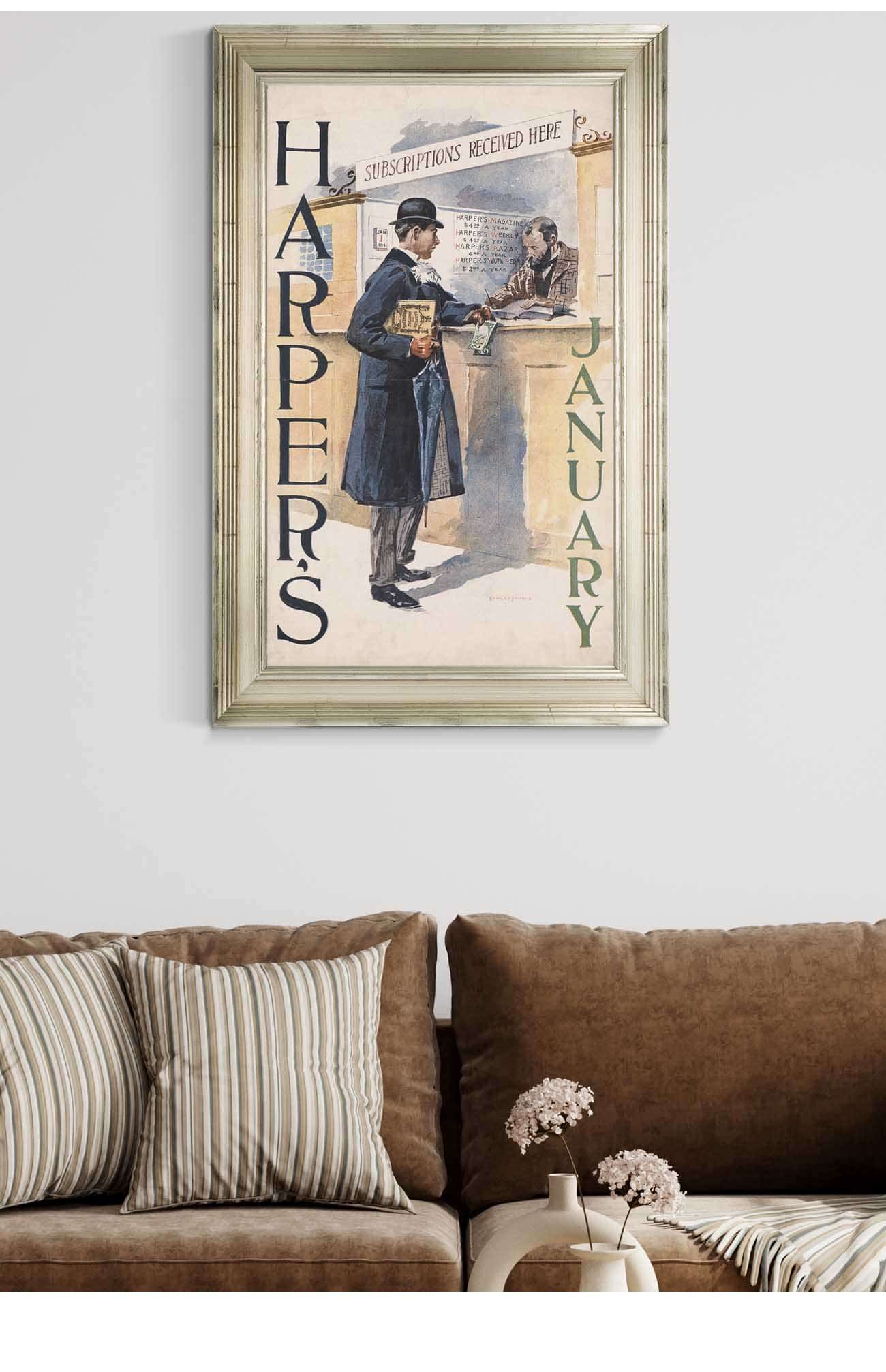 Harpers January by Edward Penfield - Image 9