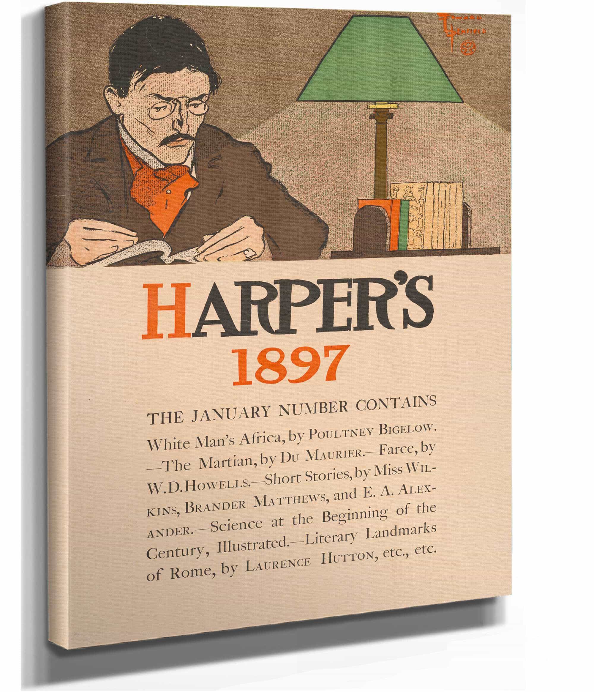 Harpers January Number Contains by Edward Penfield - Image 2