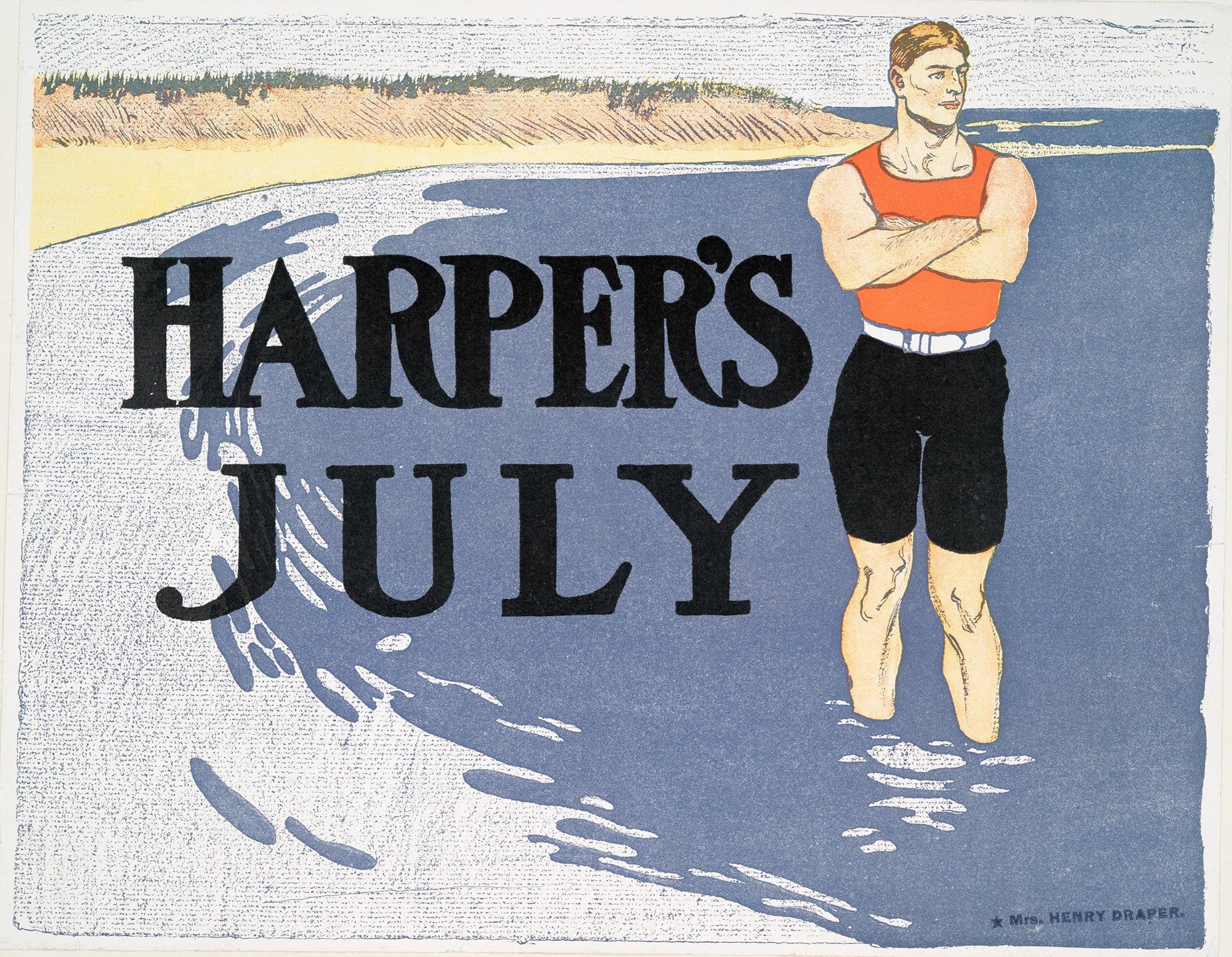 Harpers July by Edward Penfield - Image 10