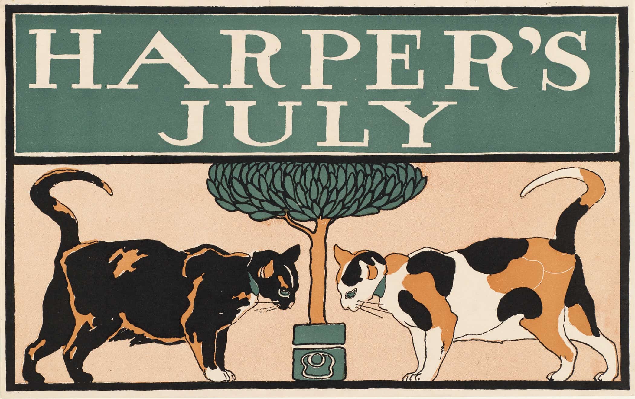 Harpers July by Edward Penfield - Image 16