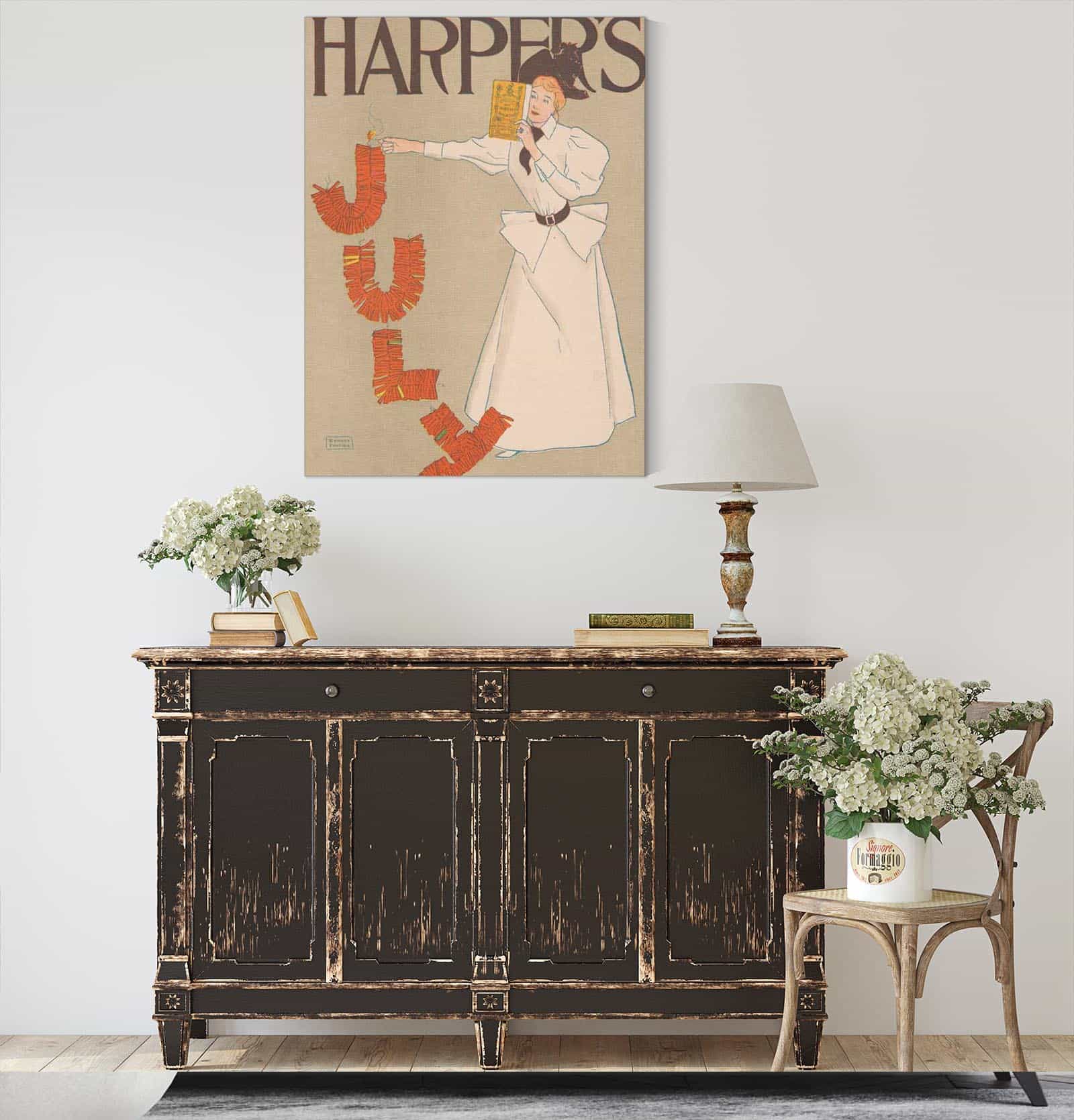 Harpers July by Edward Penfield - Image 6