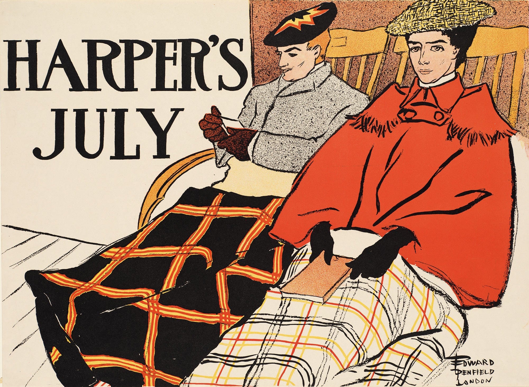 Harpers July by Edward Penfield - Image 9