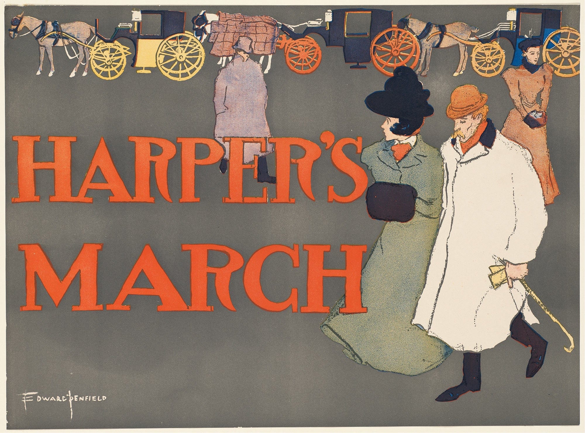 Harpers March by Edward Penfield - Image 19
