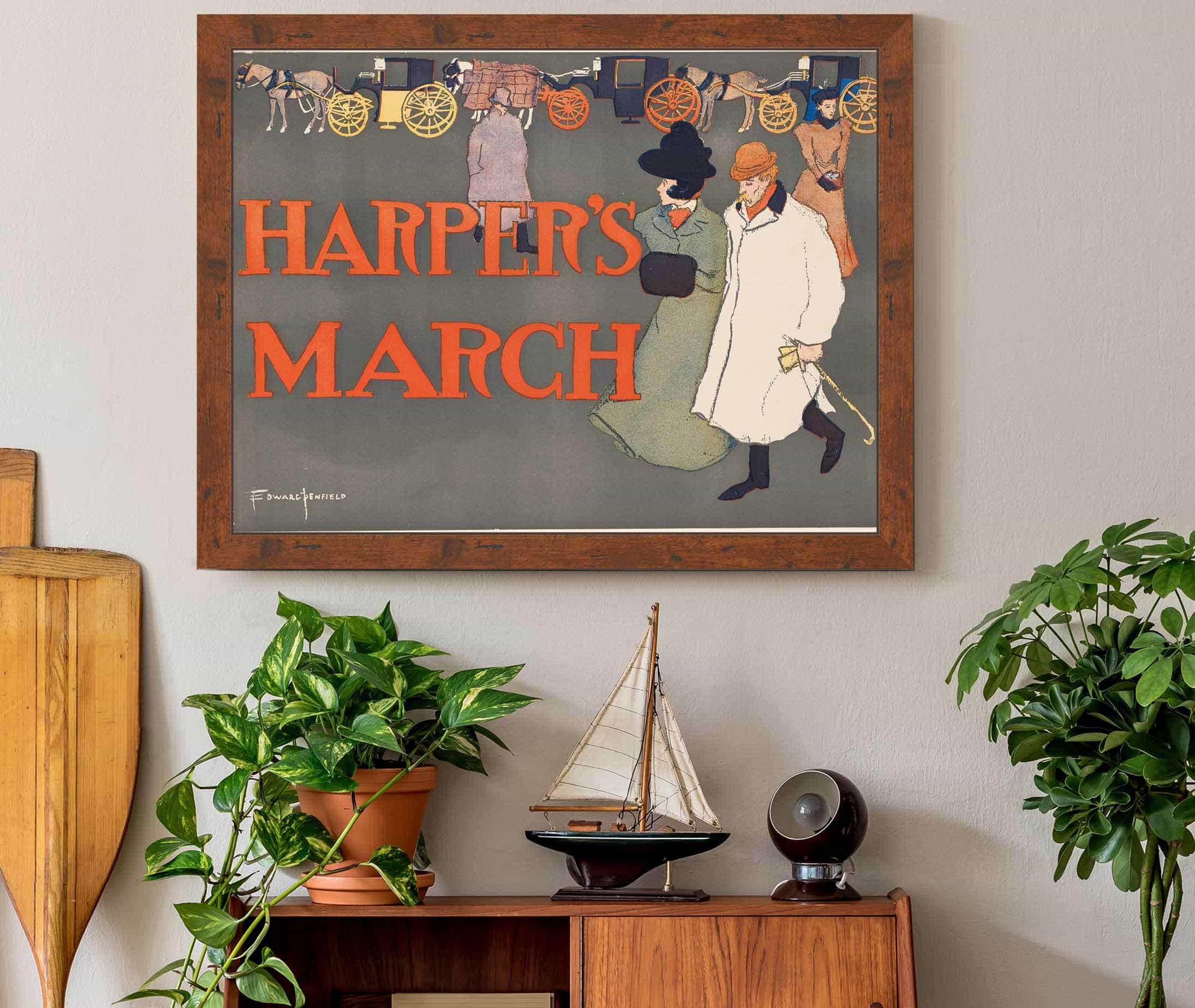 Harpers March by Edward Penfield - Image 20