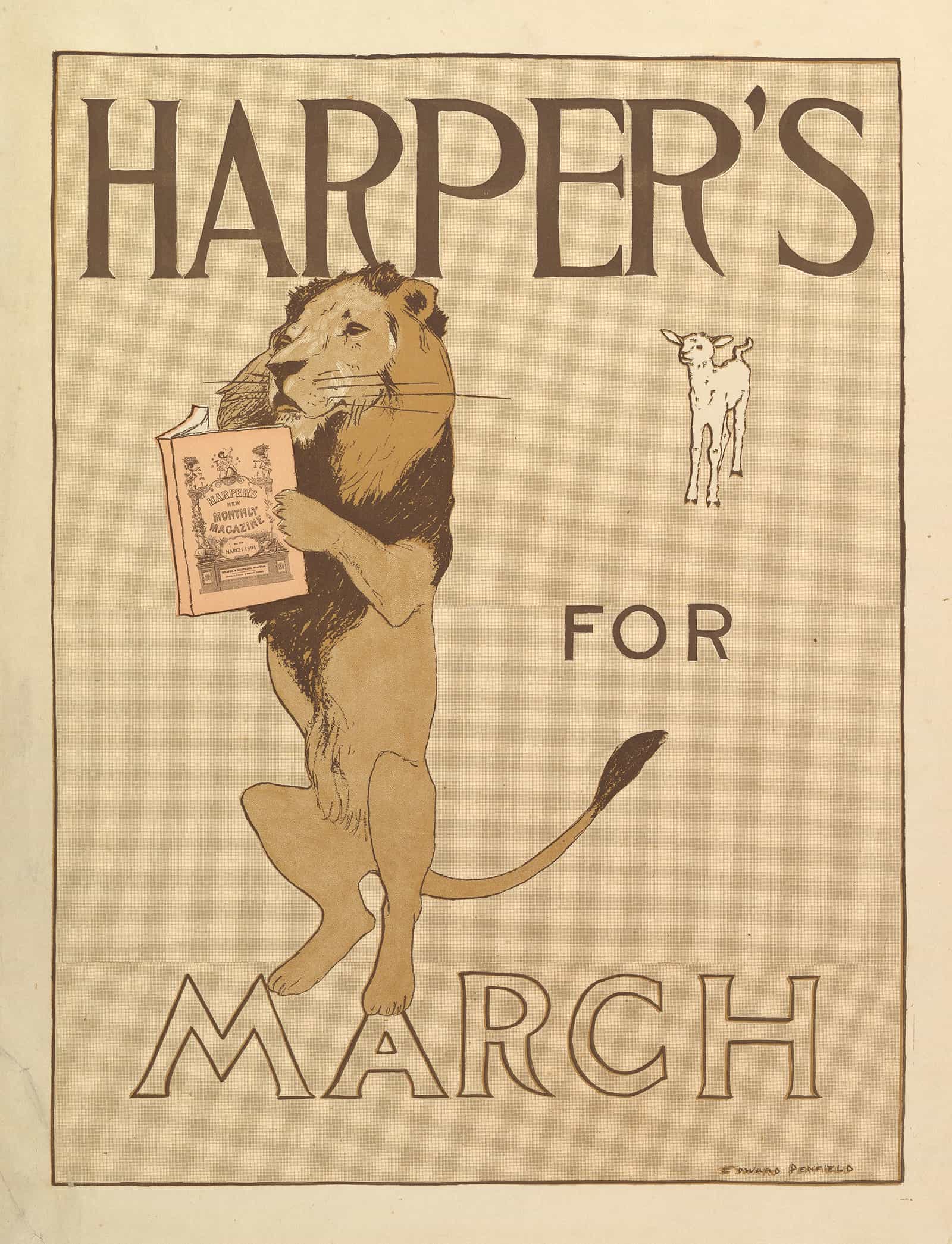 Harpers March by Edward Penfield - Image 7