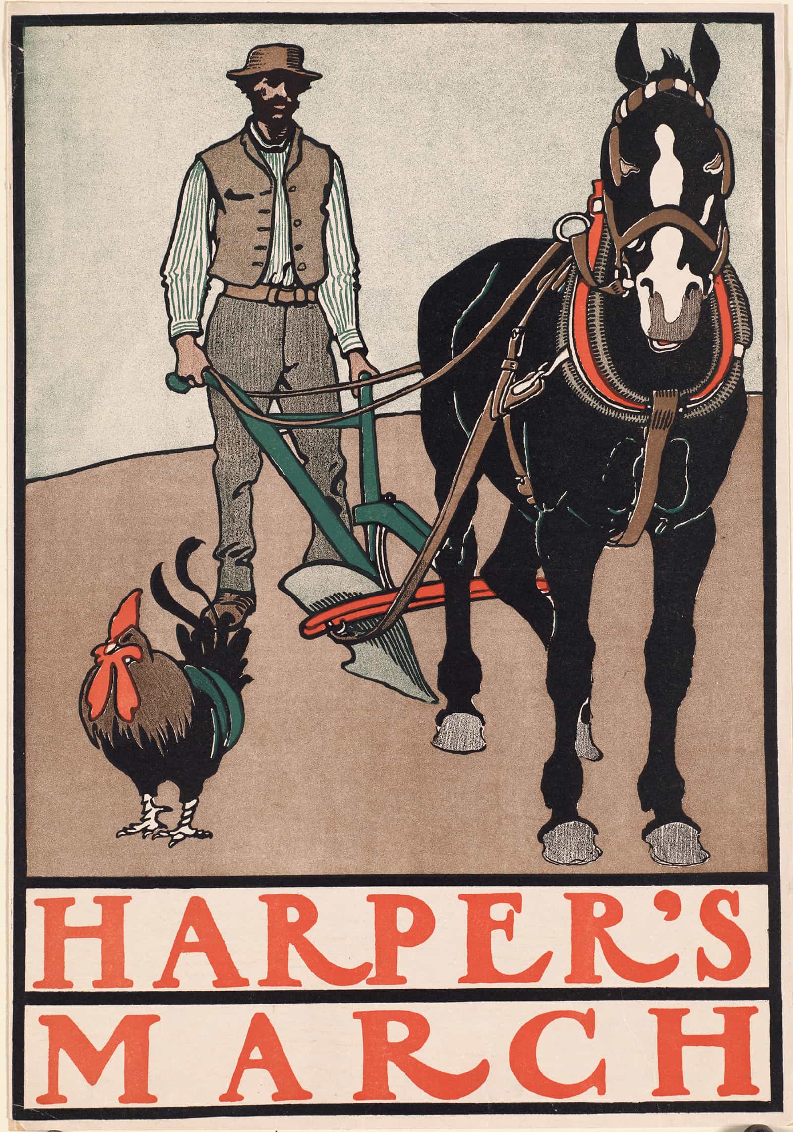 Harpers March by Edward Penfield - Image 8