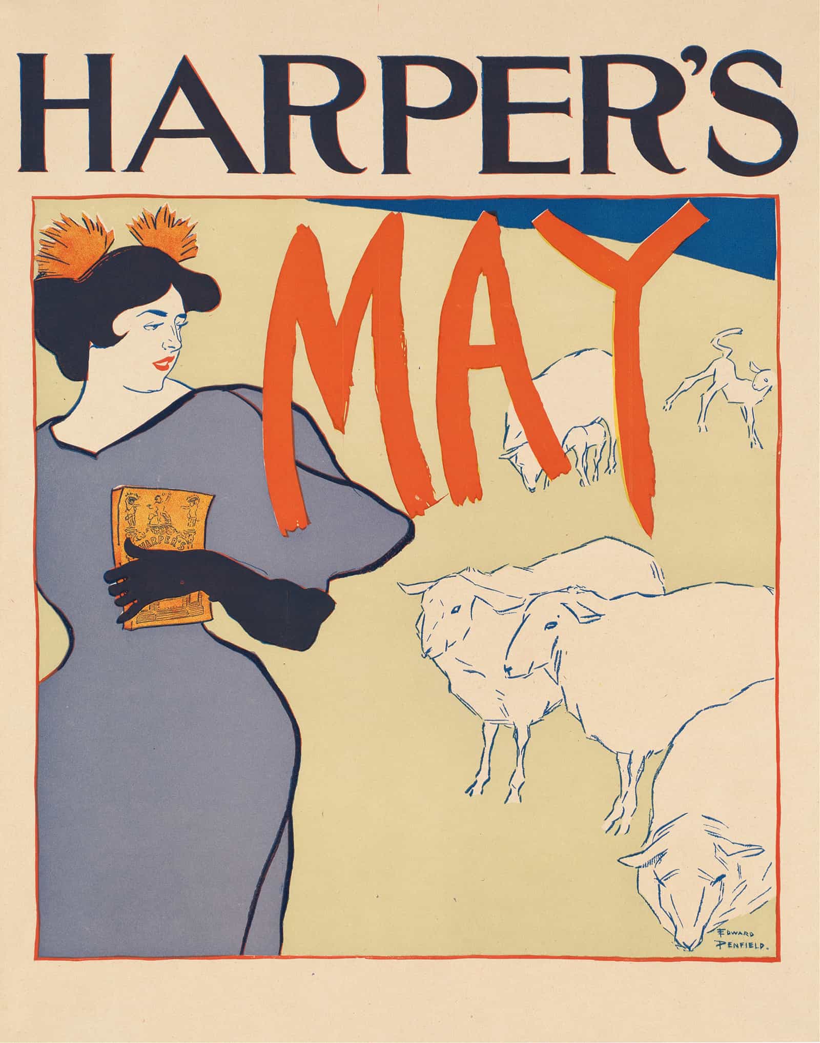 Harpers May by Edward Penfield - Image 19