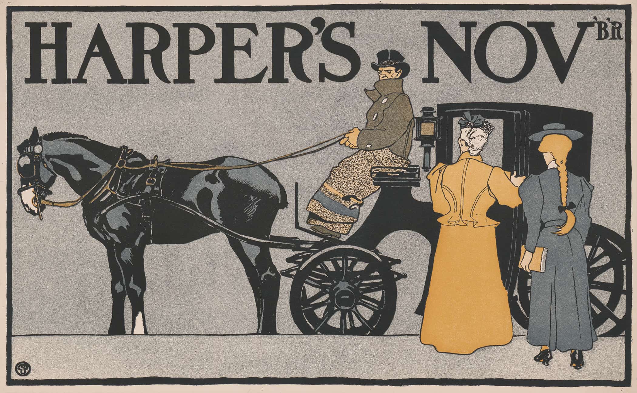Harpers Novbr by Edward Penfield - Image 2