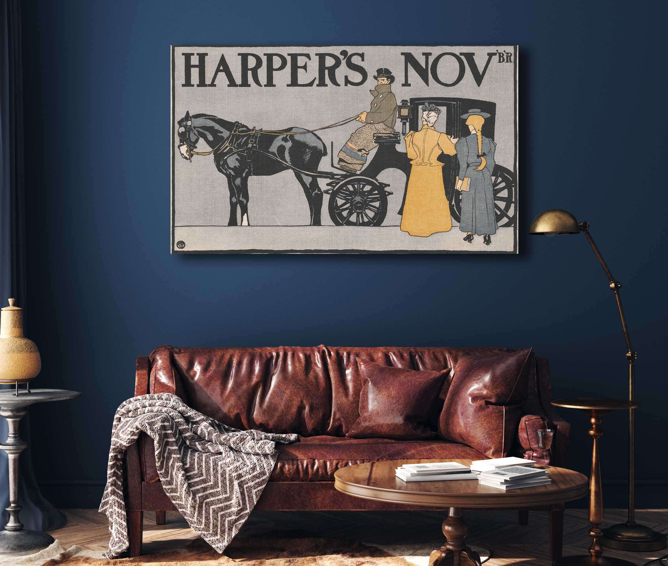 Harpers Novbr by Edward Penfield - Image 4