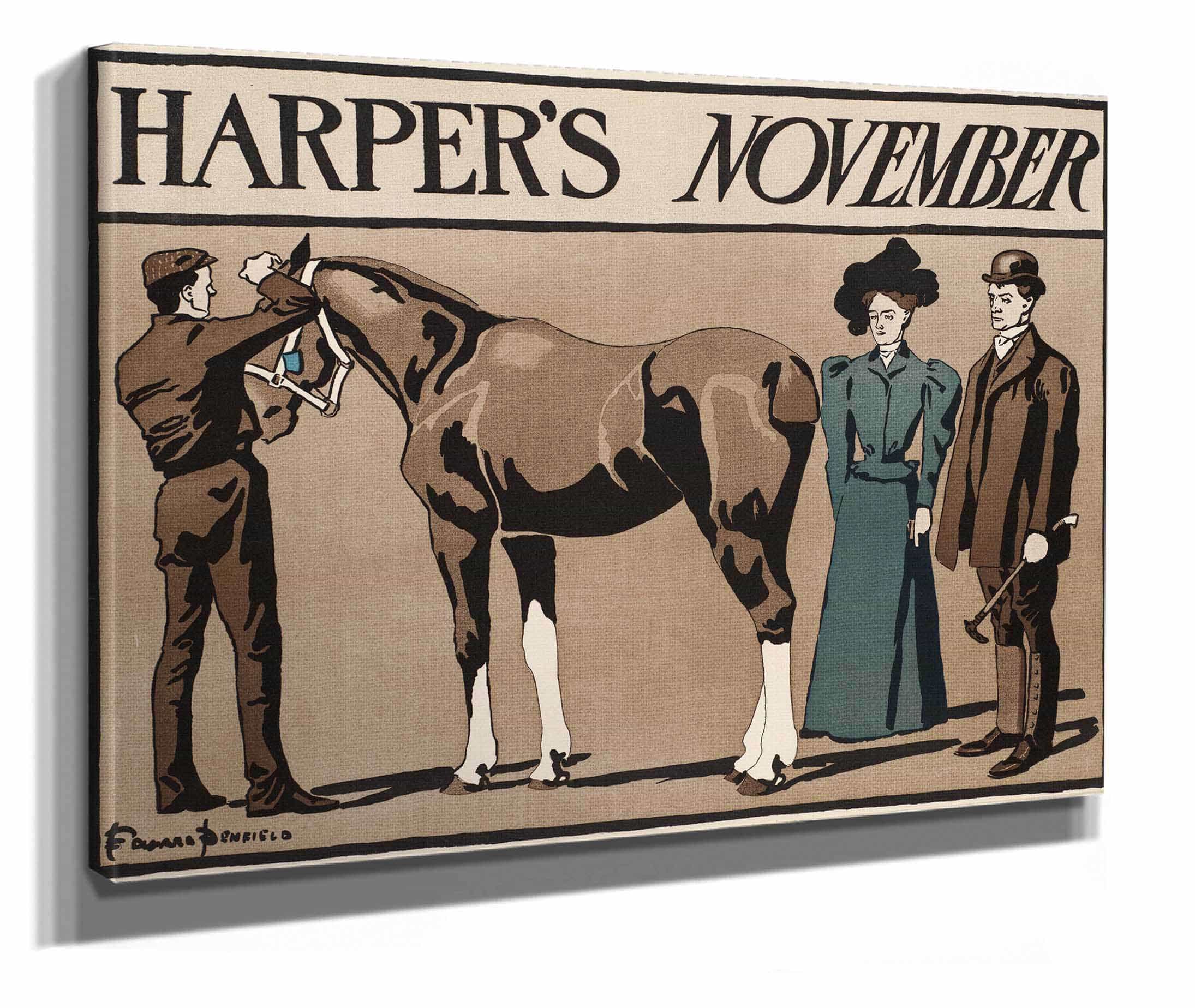 Harpers November by Edward Penfield - Image 20