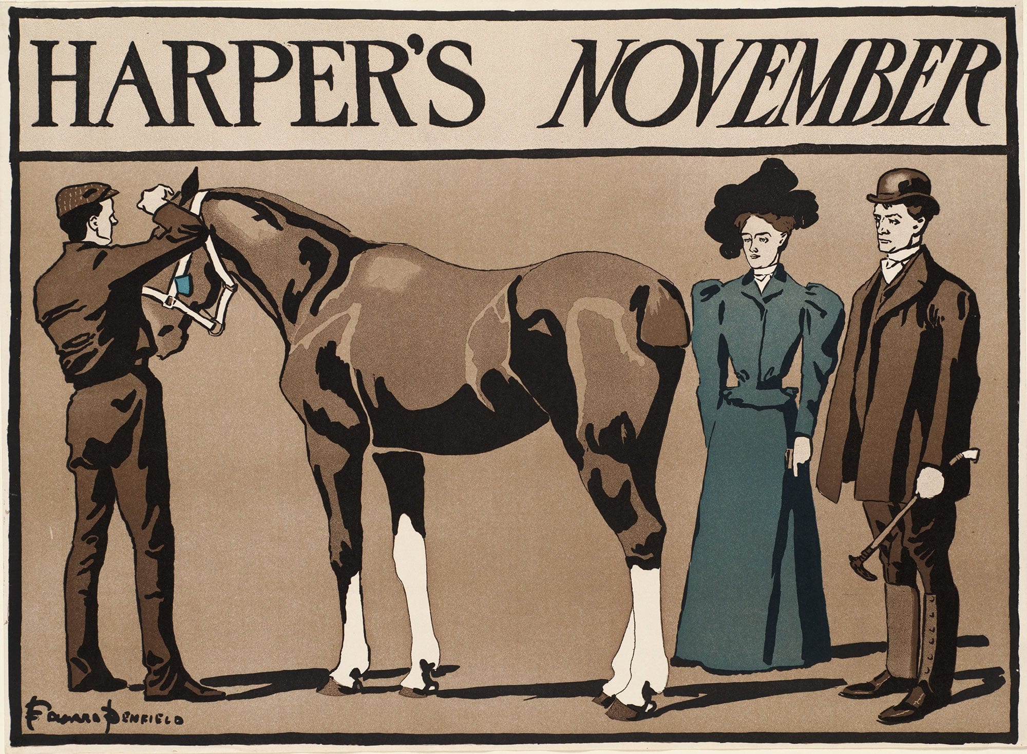 Harpers November by Edward Penfield - Image 21
