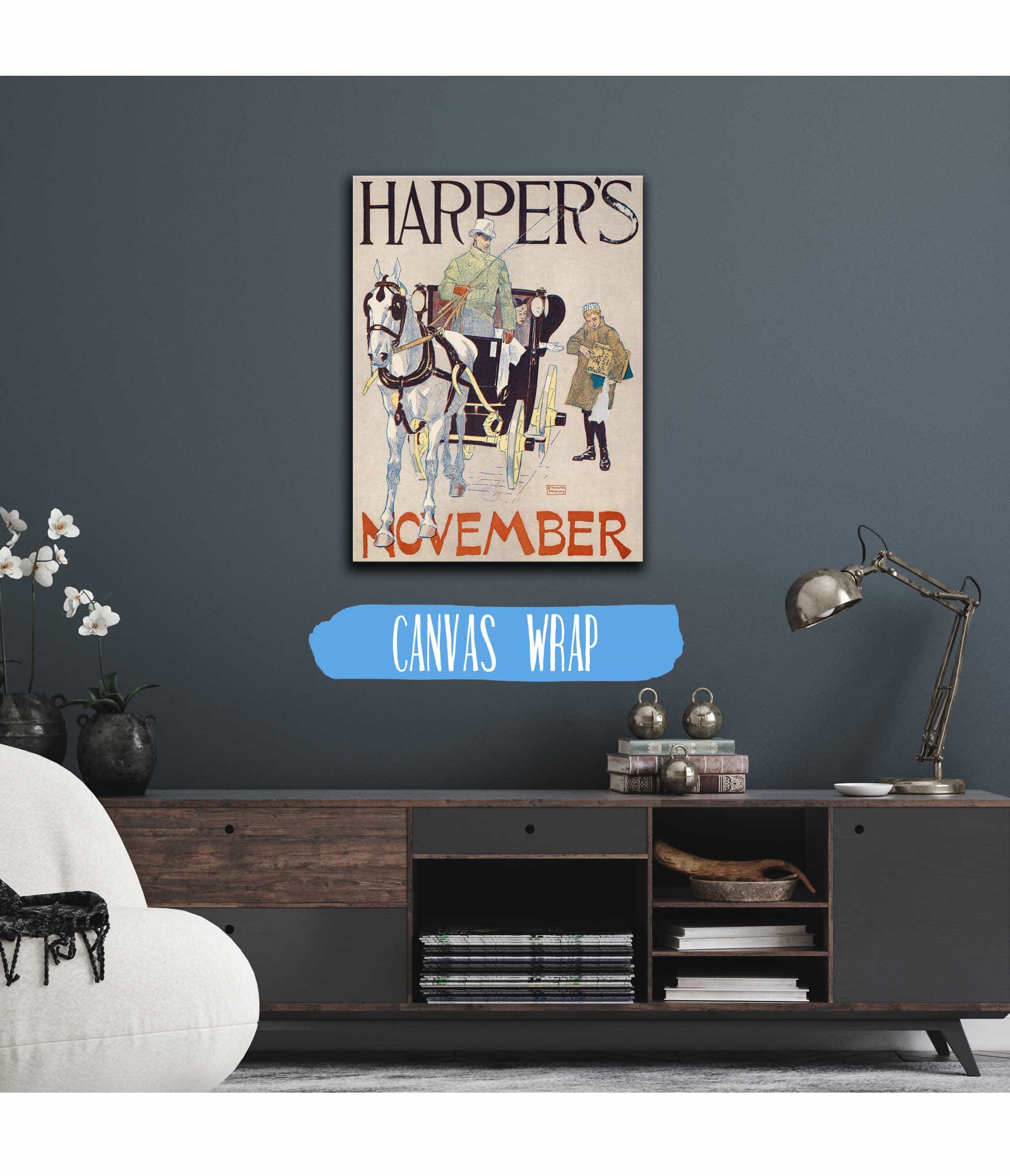 Harpers November by Edward Penfield - Image 5