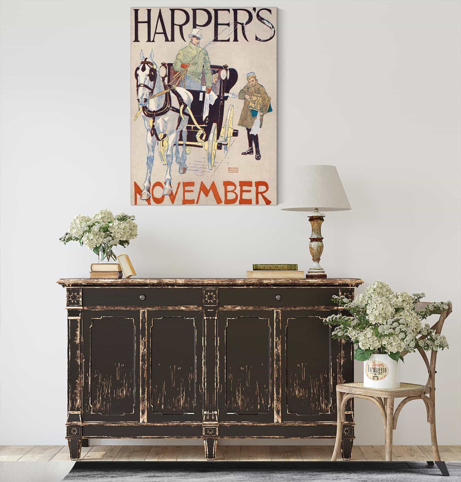Harpers November by Edward Penfield - Image 7