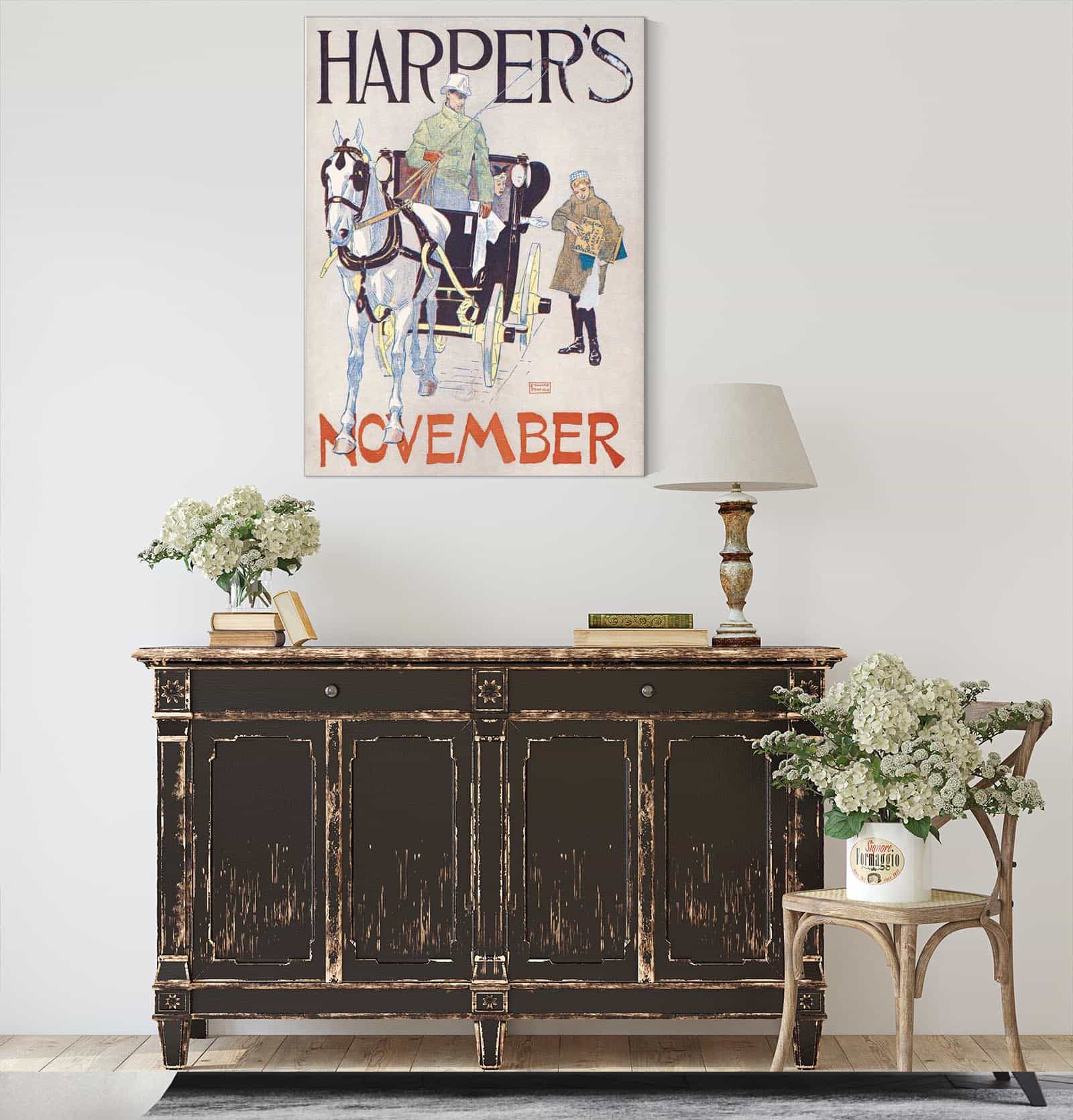 Harpers November by Edward Penfield - Image 8