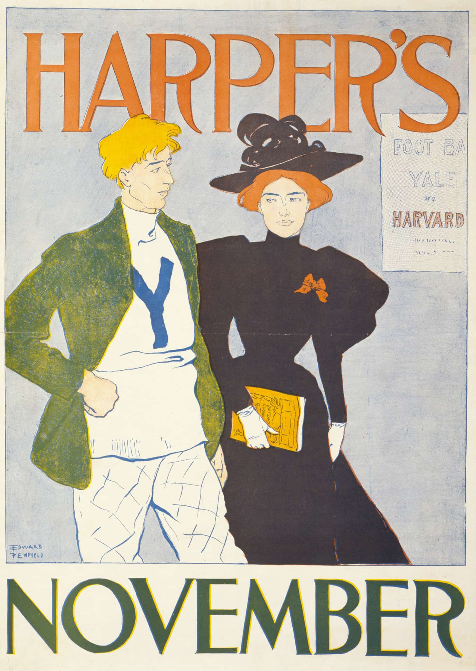 Harpers November by Edward Penfield - Image 9