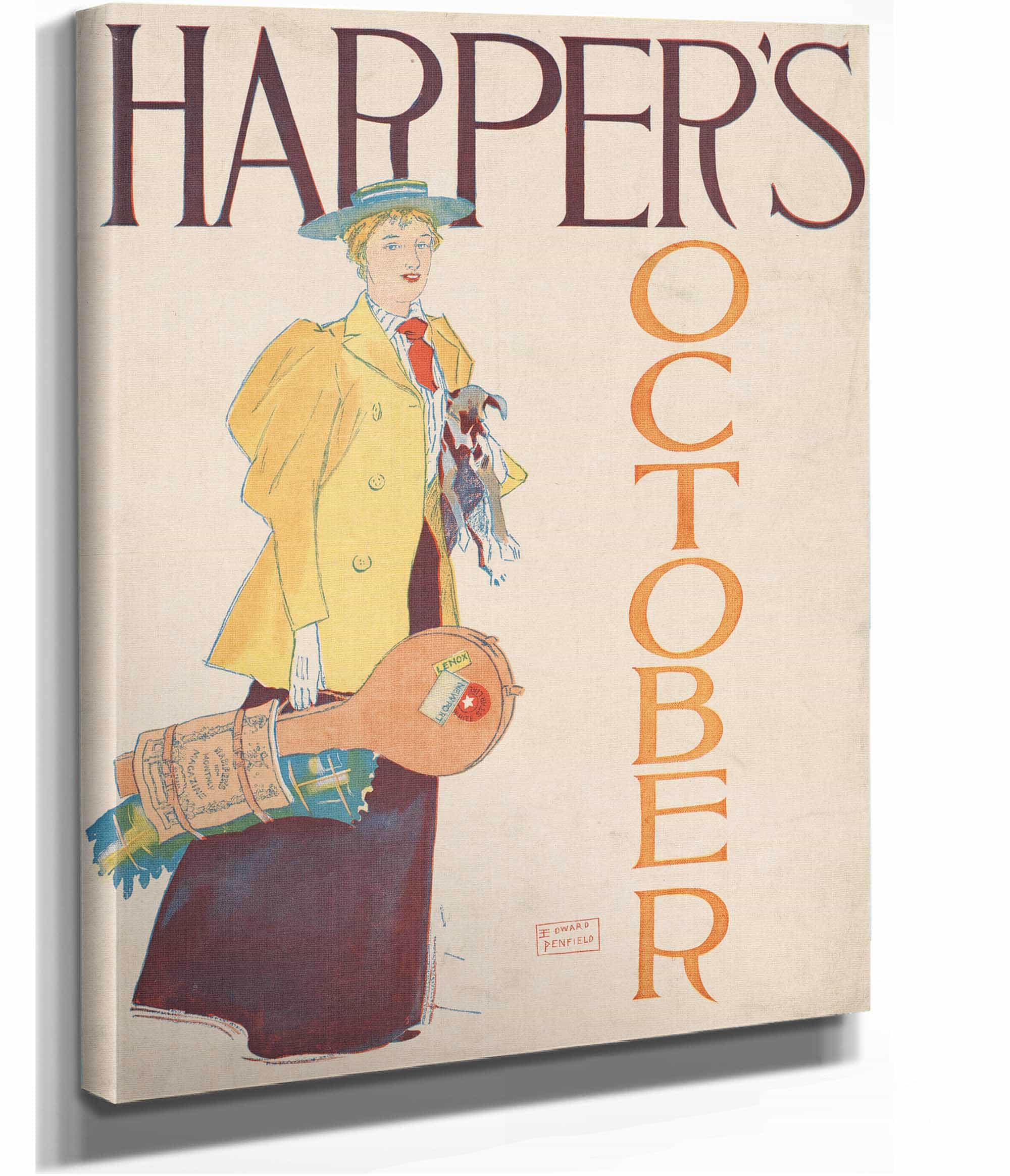 Harpers October by Edward Penfield - Image 3