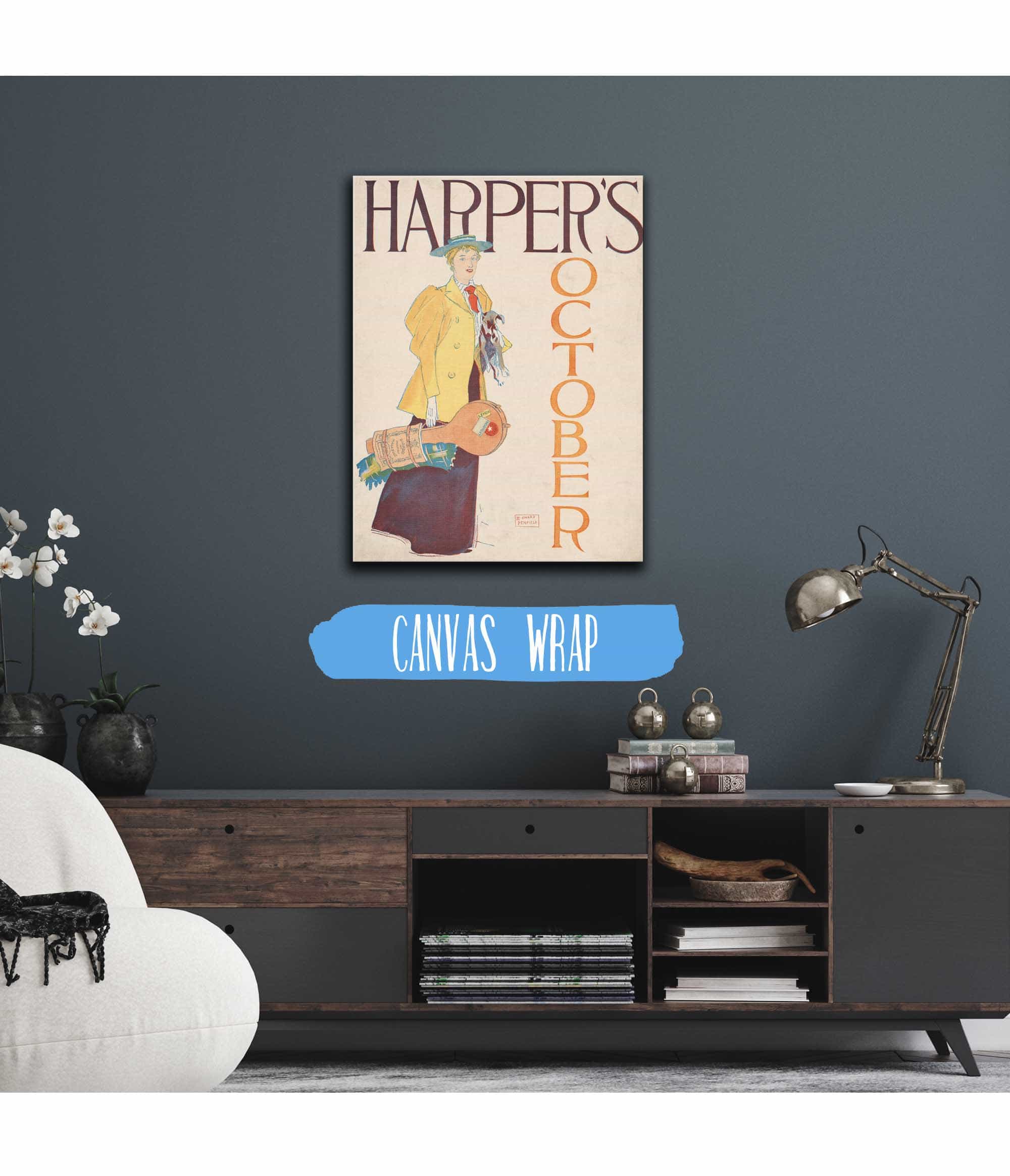 Harpers October by Edward Penfield - Image 5