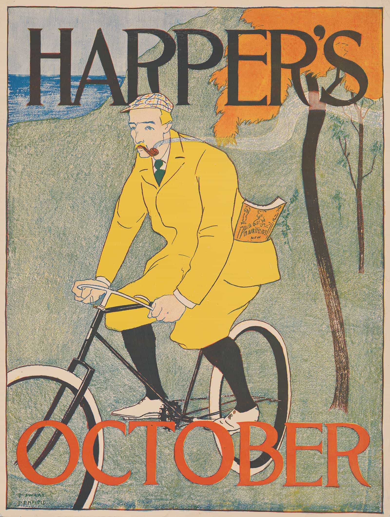 Harpers October by Edward Penfield - Image 9