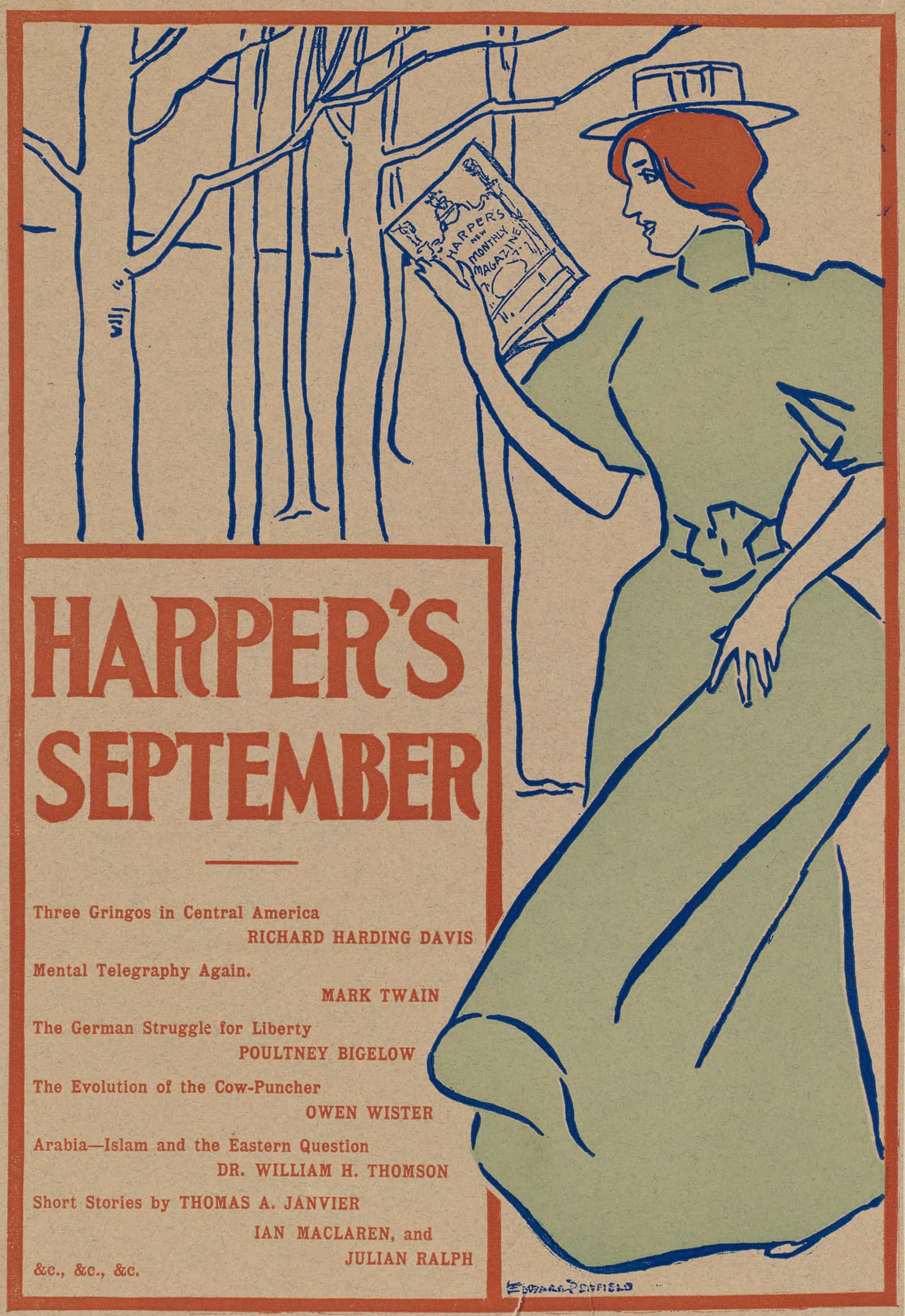 Harpers September by Edward Penfield - Image 11