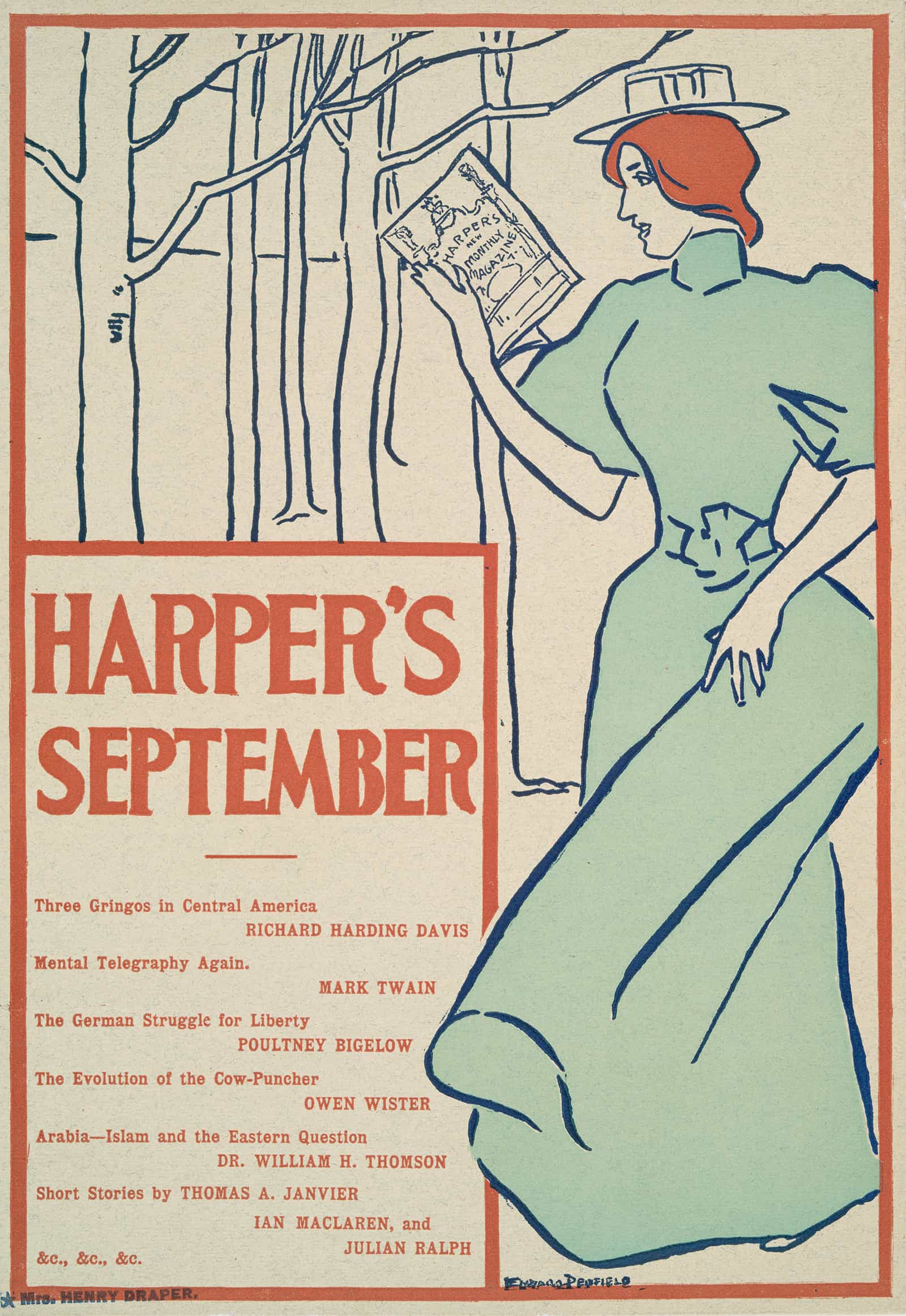 Harpers September by Edward Penfield - Image 15