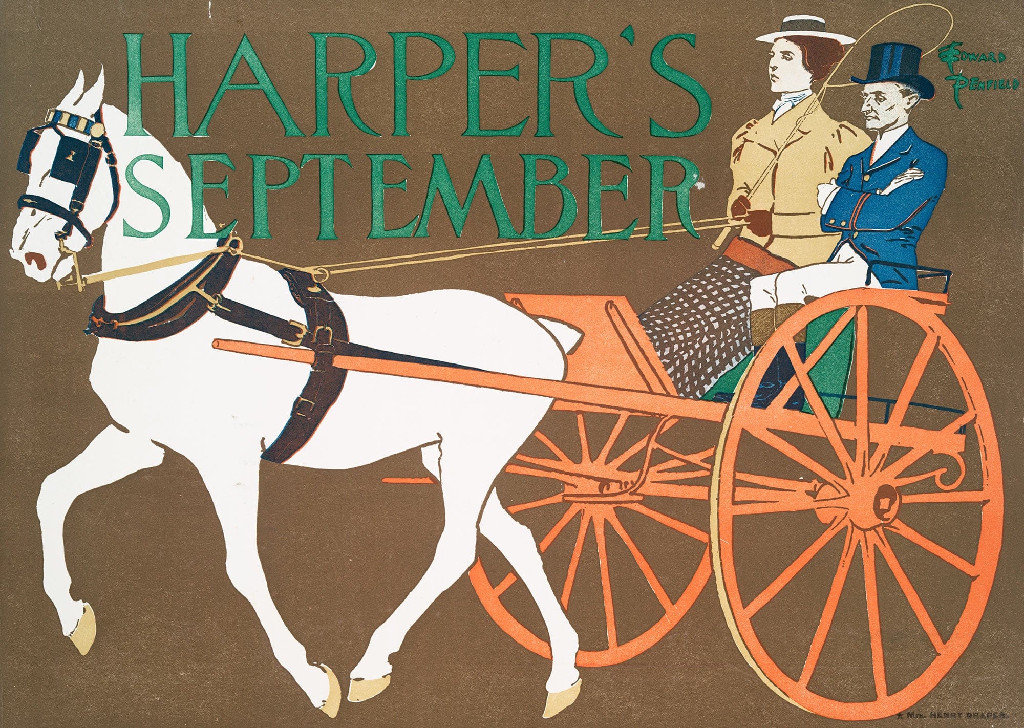 Harpers September by Edward Penfield - Image 23