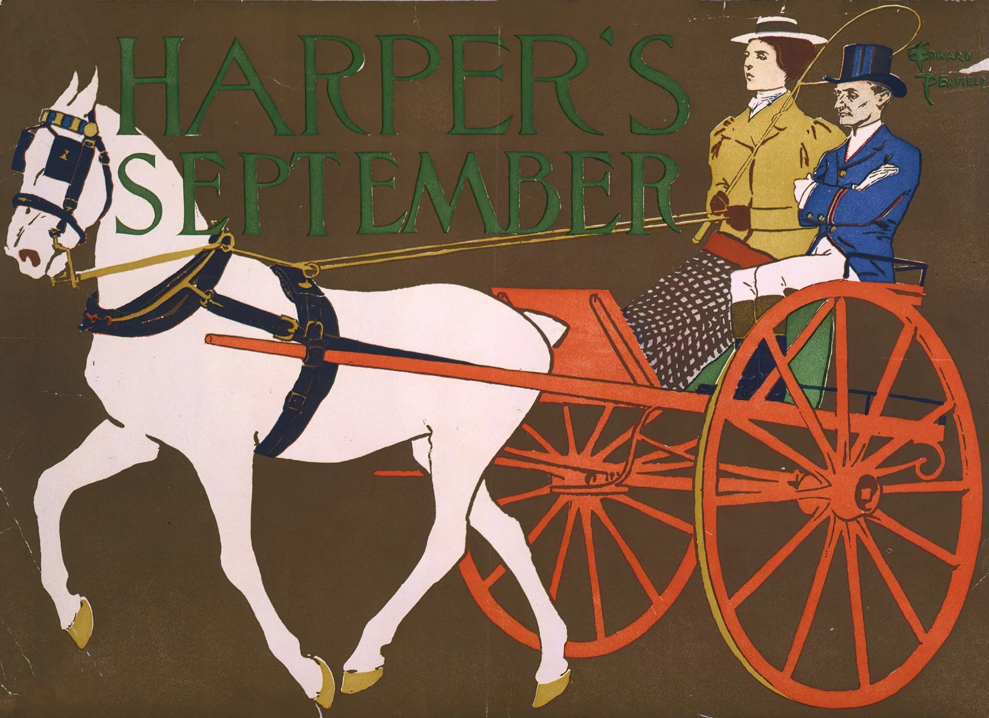 Harpers September by Edward Penfield - Image 24