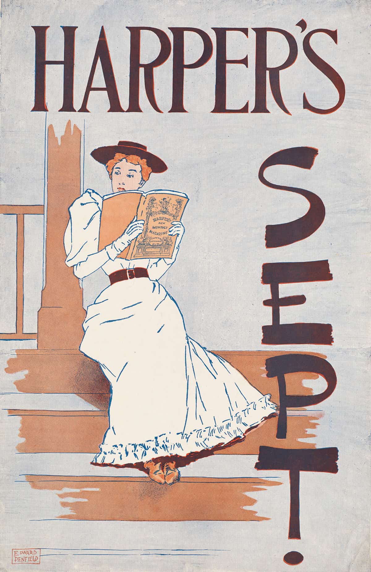 Harpers September by Edward Penfield - Image 5