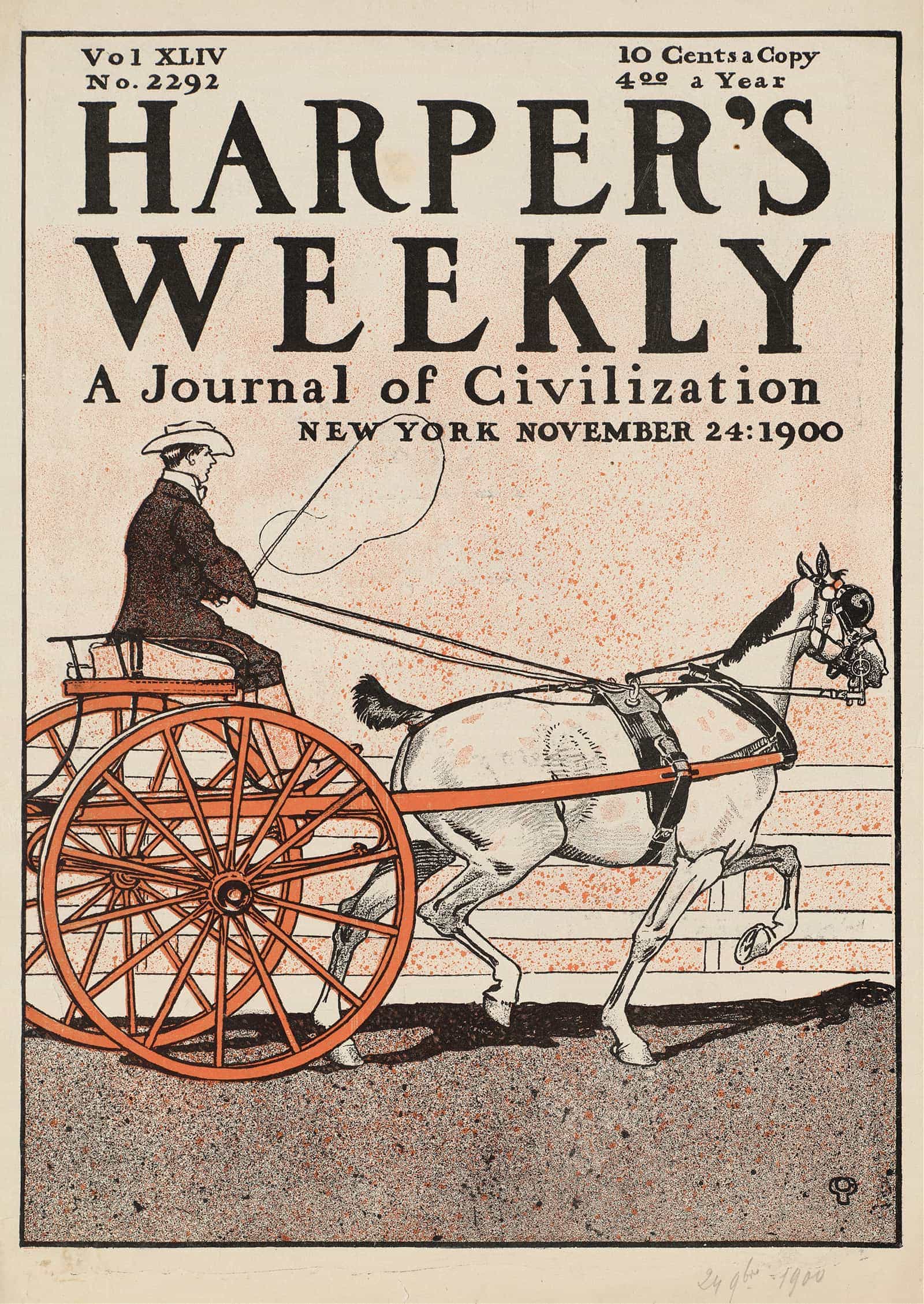 Harpers Weekly A Journal Of Civilization by Edward Penfield
